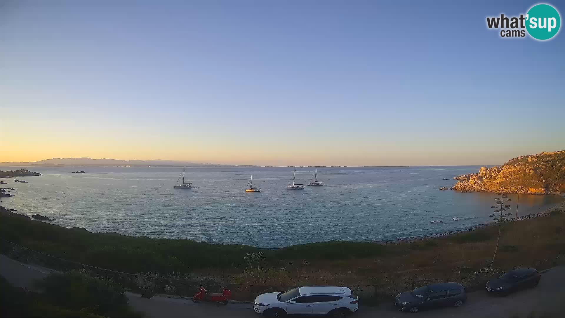 Webcam Rena Bianca beach – Spiaggia Rena Bianca – Santa Teresa Gallura – Sardinia