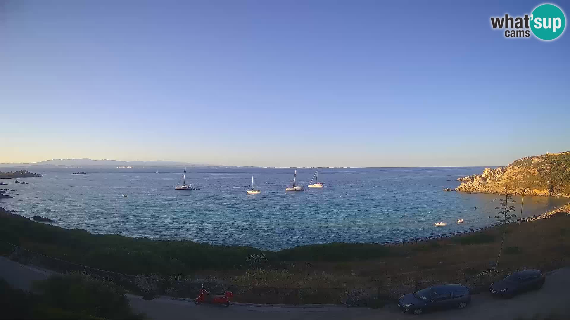 Webcam Rena Bianca beach – Spiaggia Rena Bianca – Santa Teresa Gallura – Sardinia