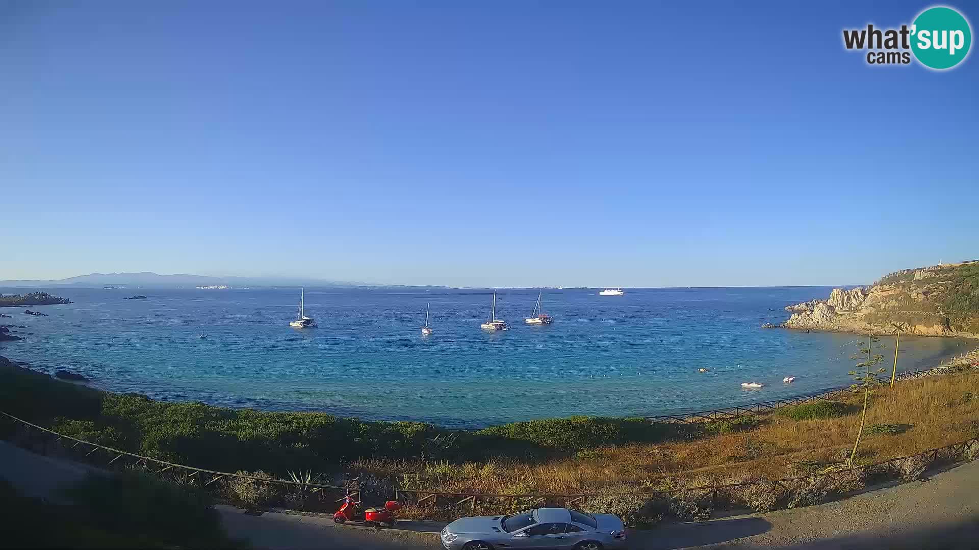 Web kamera plaže Rena Bianca – Santa Teresa Gallura – Sardinija