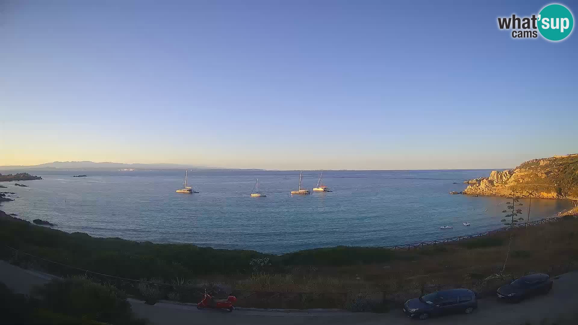 Spletna kamera plaža Rena Bianca – Santa Teresa Gallura – Sardinija
