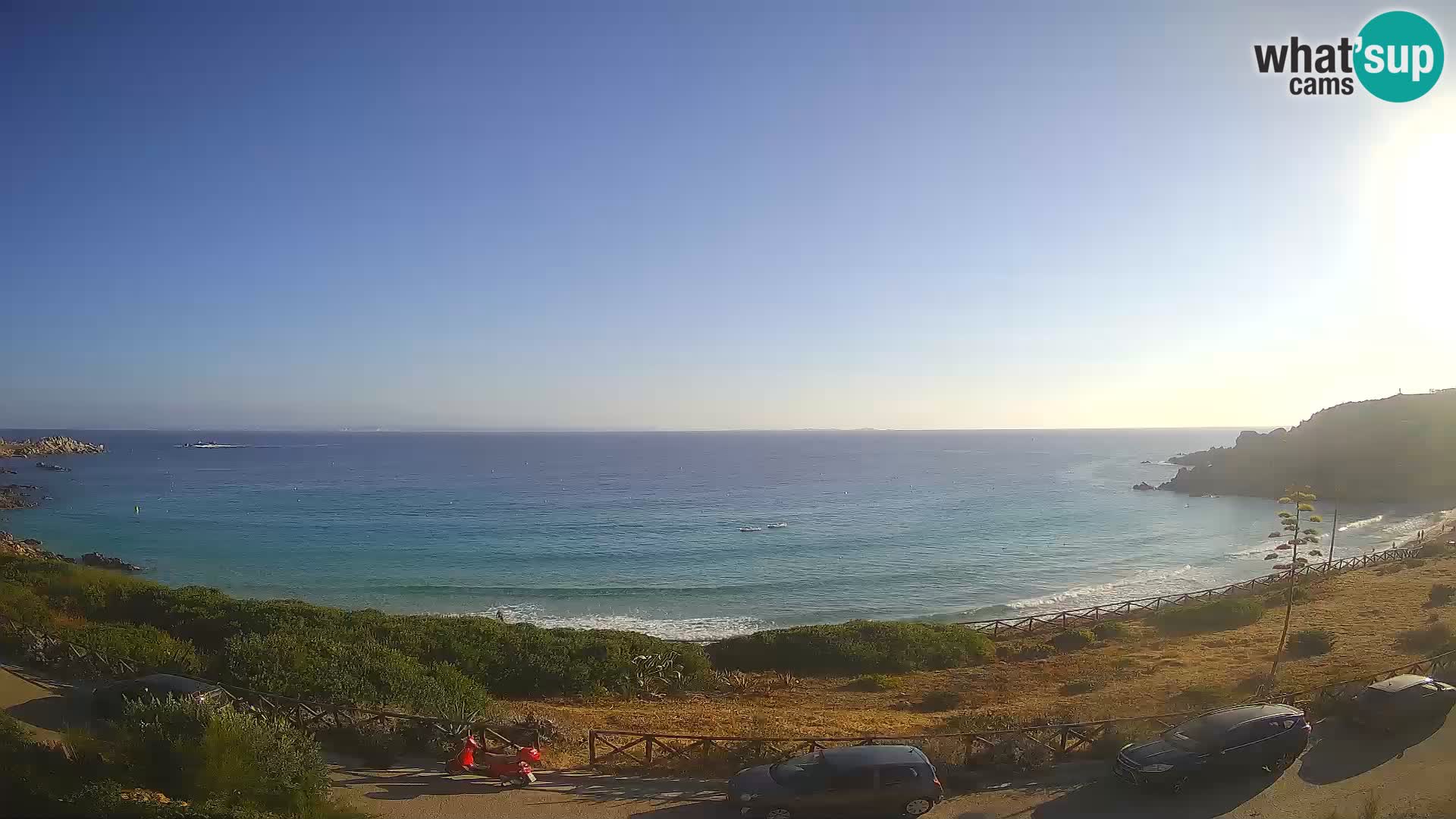 Web kamera plaže Rena Bianca – Santa Teresa Gallura – Sardinija