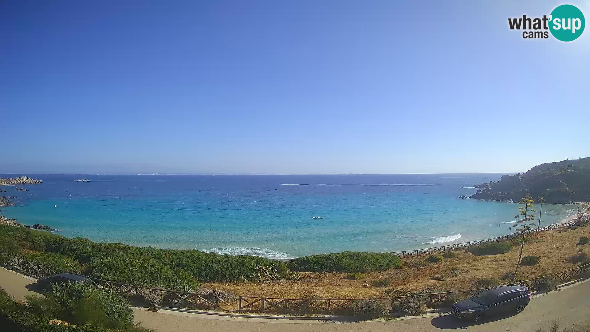 Spletna kamera plaža Rena Bianca – Santa Teresa Gallura – Sardinija