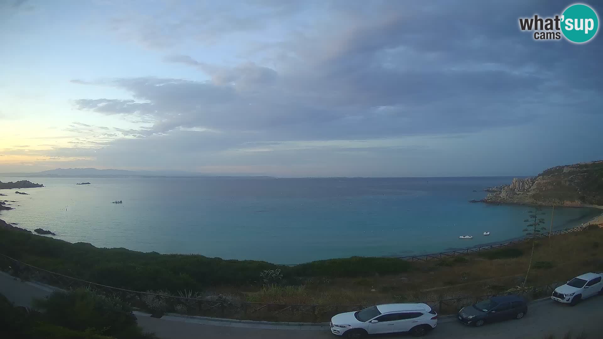 Spletna kamera plaža Rena Bianca – Santa Teresa Gallura – Sardinija