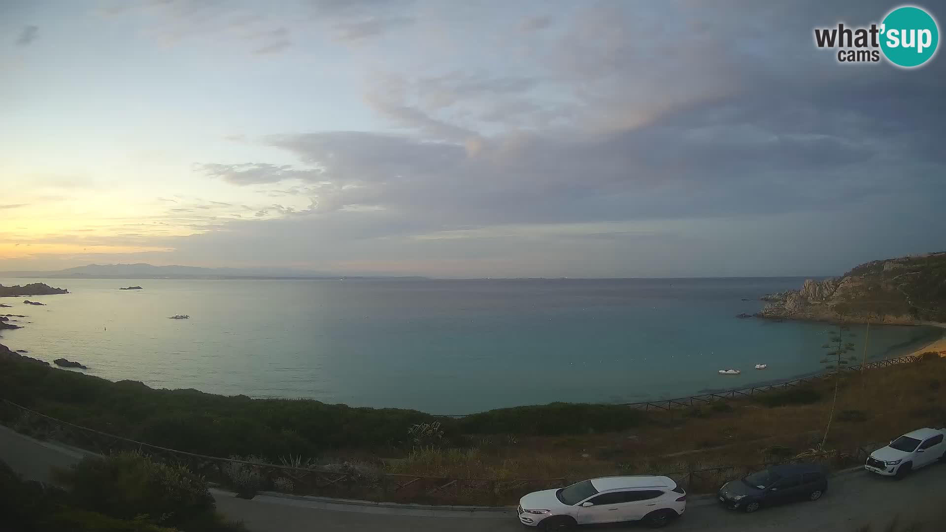 Spletna kamera plaža Rena Bianca – Santa Teresa Gallura – Sardinija