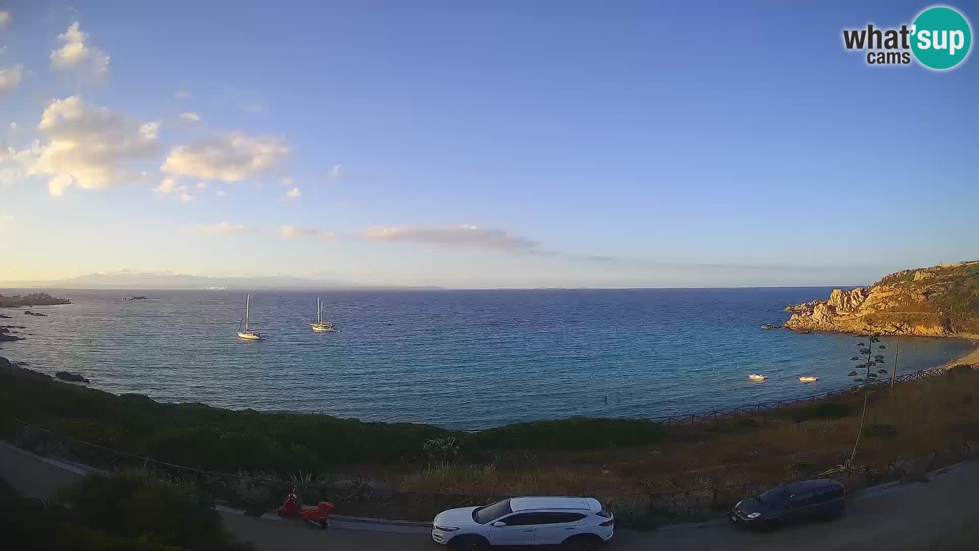 Web kamera plaže Rena Bianca – Santa Teresa Gallura – Sardinija