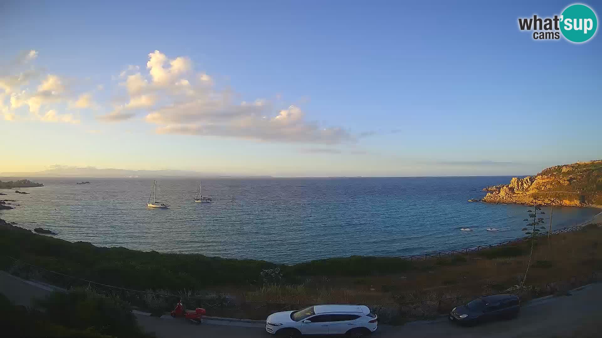 Web kamera plaže Rena Bianca – Santa Teresa Gallura – Sardinija