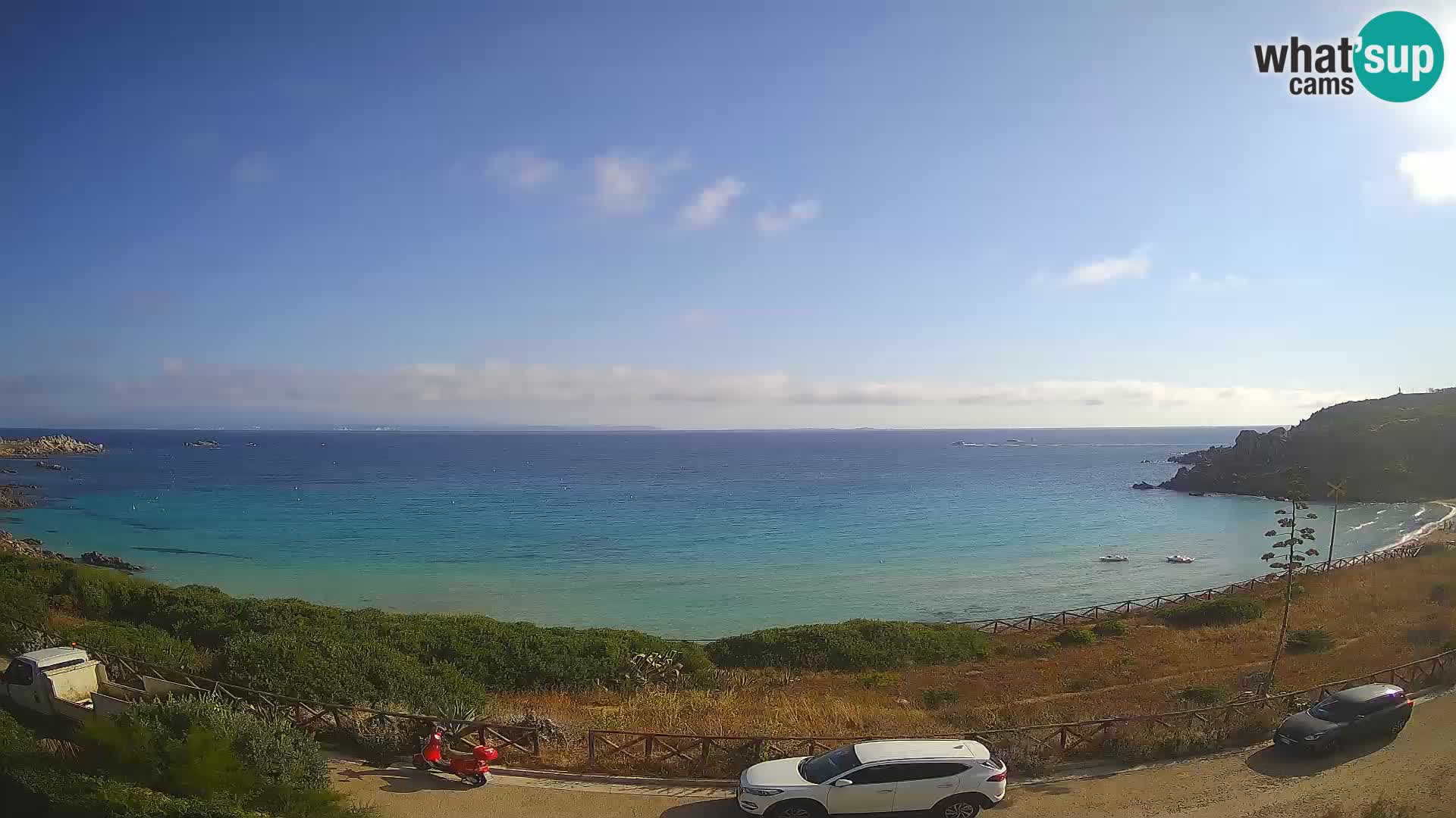 Webcam de la plage Rena Bianca – Santa Teresa Gallura – Sardaigne