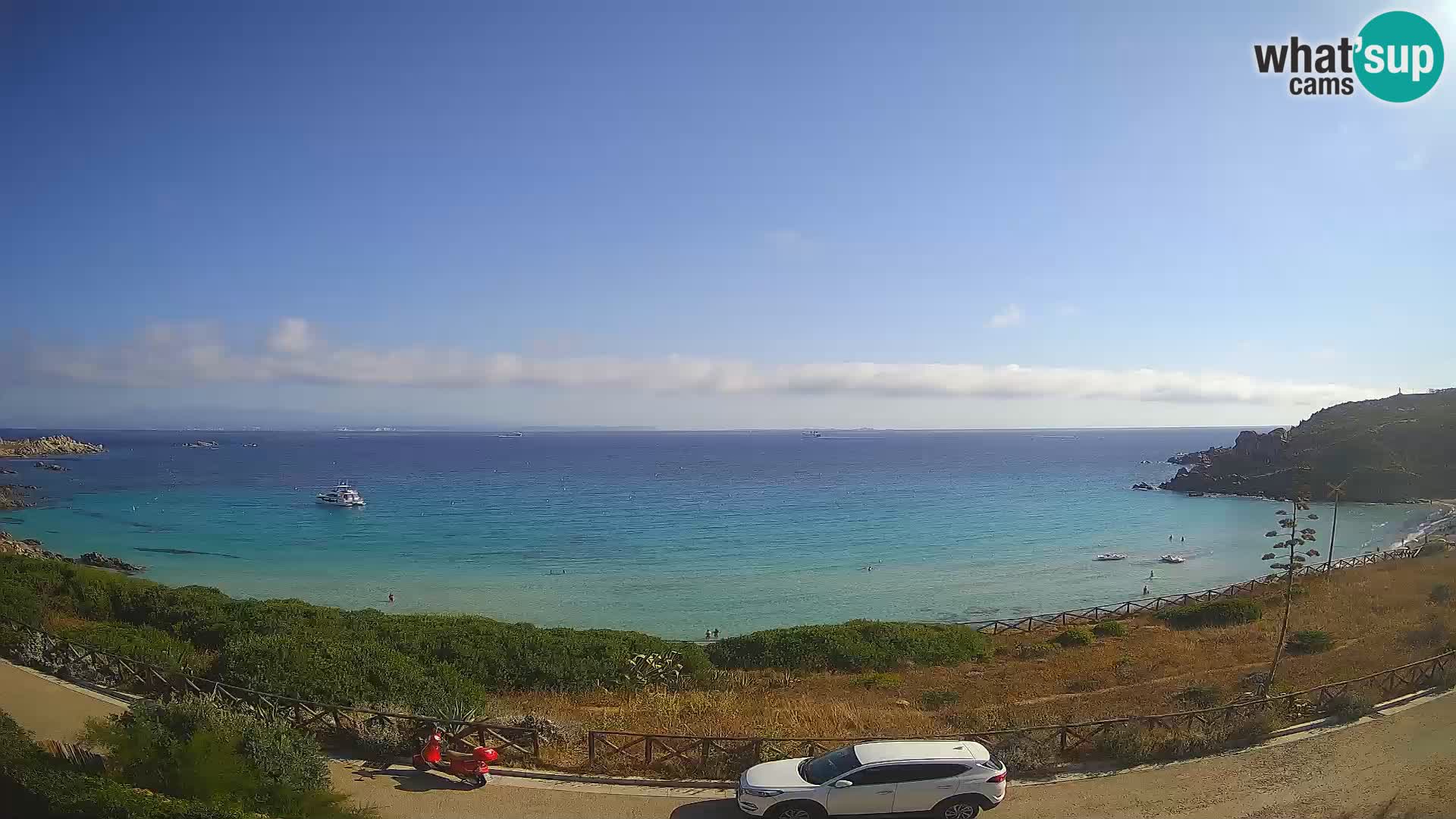 Webcam de la plage Rena Bianca – Santa Teresa Gallura – Sardaigne