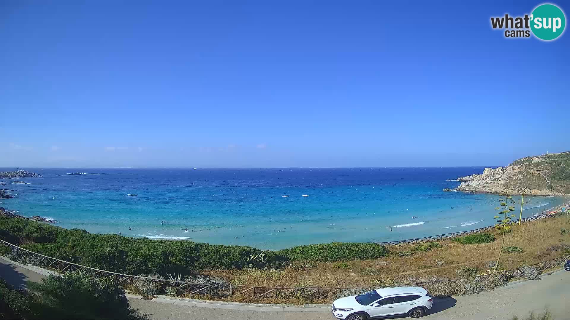 Spletna kamera plaža Rena Bianca – Santa Teresa Gallura – Sardinija