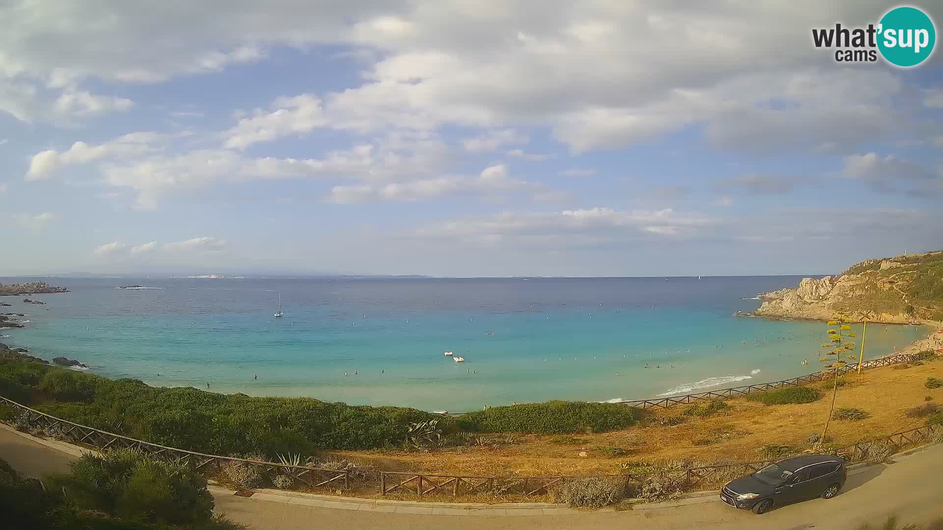 Spletna kamera plaža Rena Bianca – Santa Teresa Gallura – Sardinija