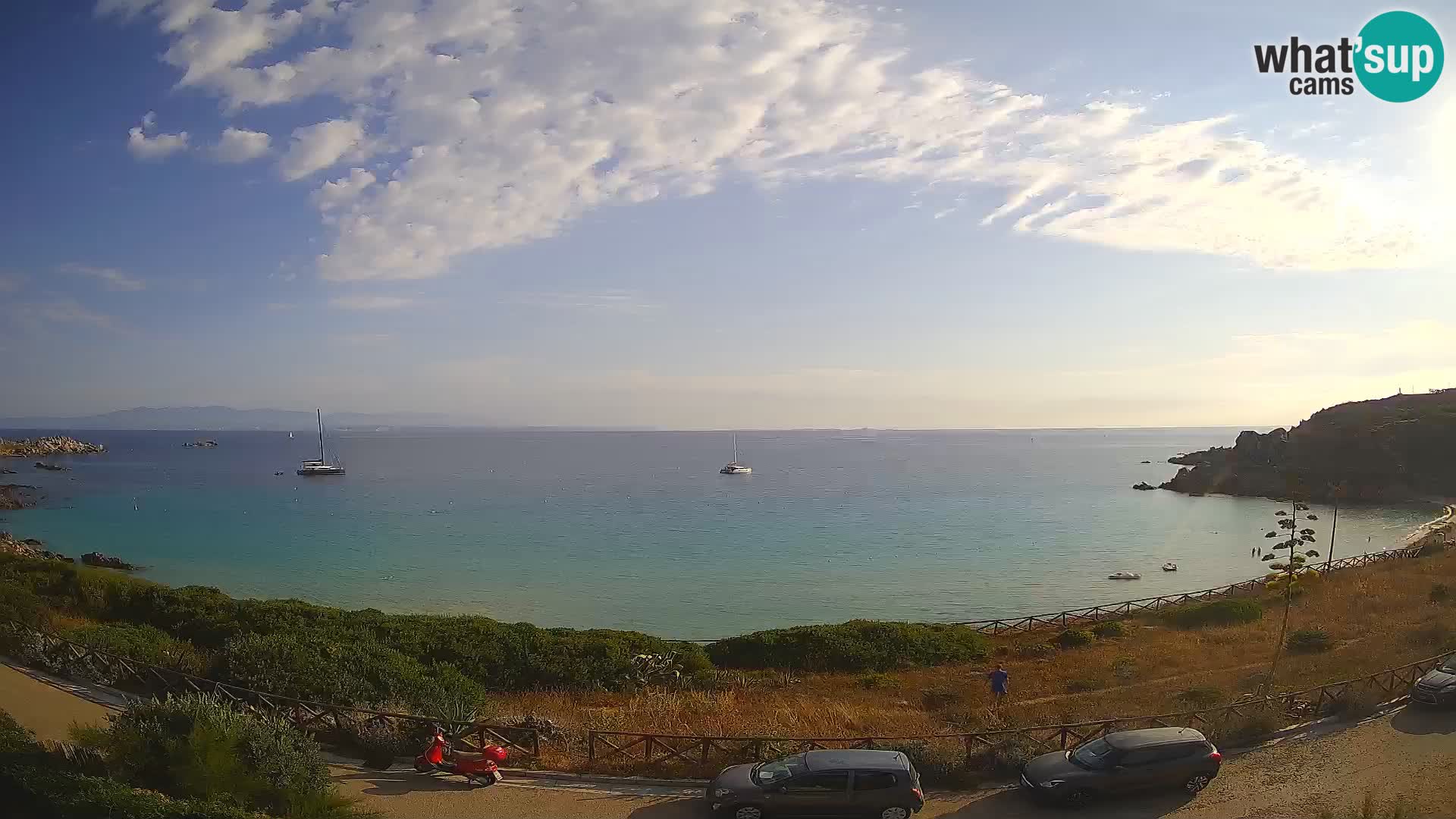 Webcam Rena Bianca beach – Spiaggia Rena Bianca – Santa Teresa Gallura – Sardinia