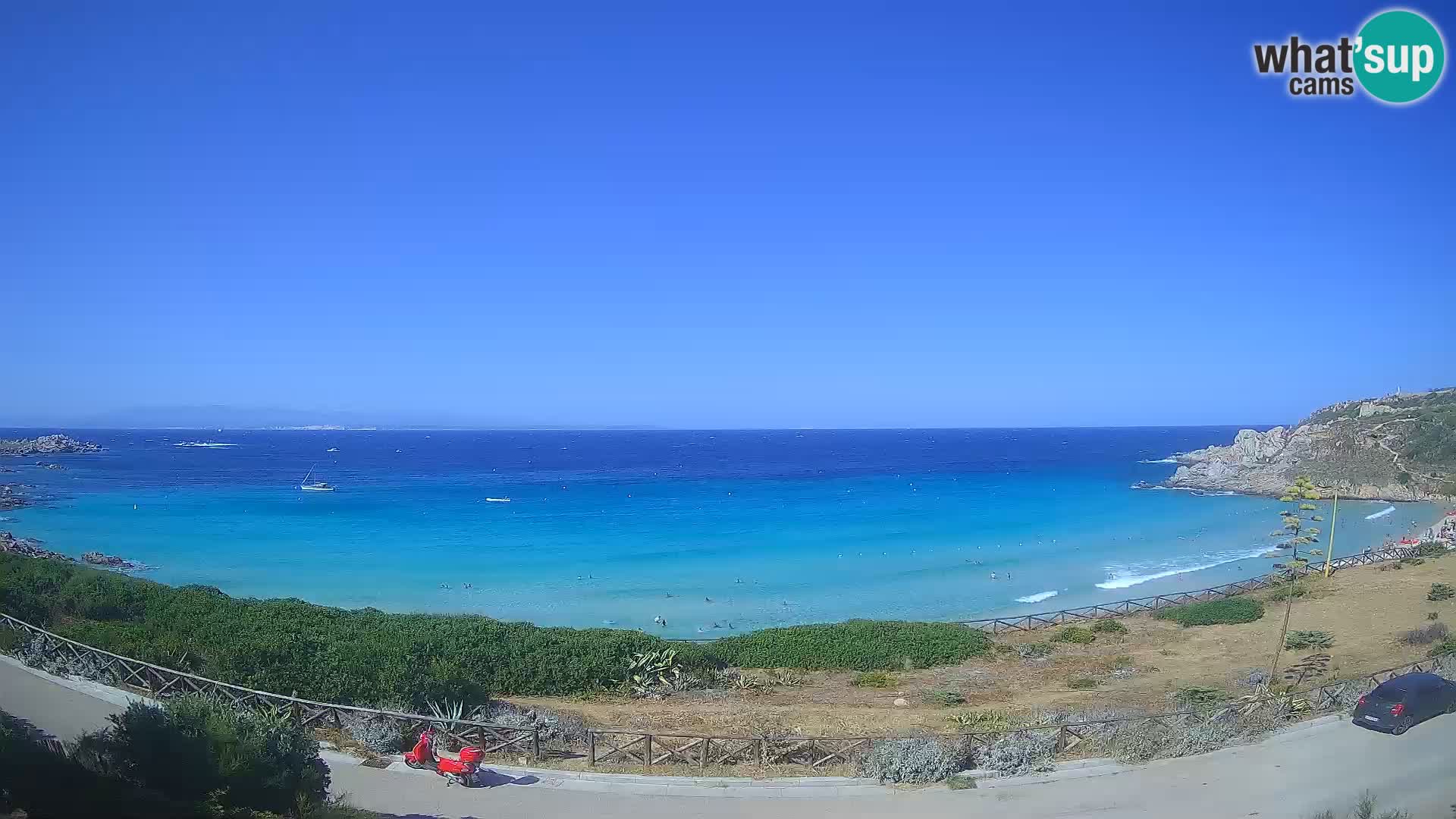 Webcam Rena Bianca beach – Spiaggia Rena Bianca – Santa Teresa Gallura – Sardinia