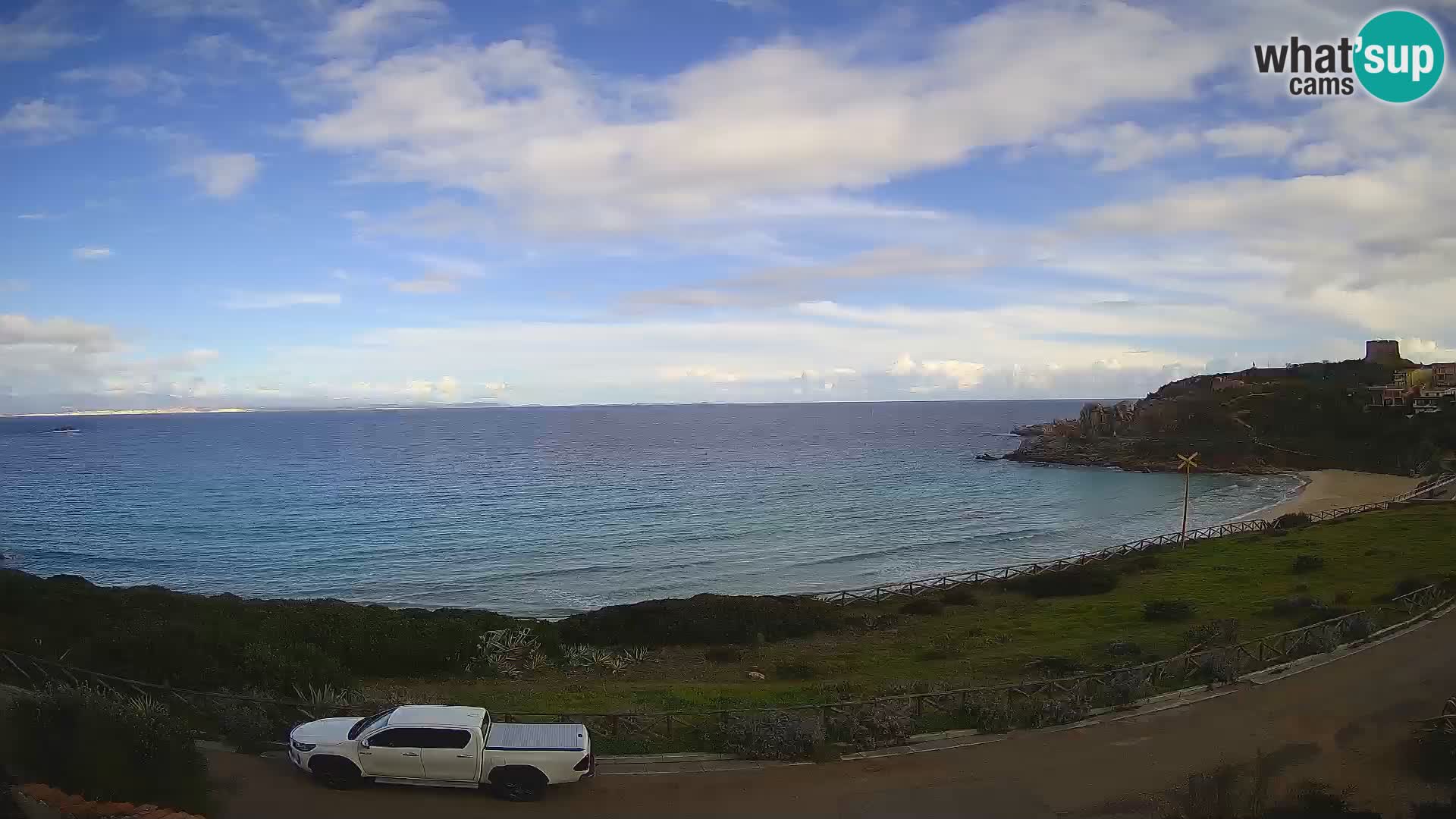 Spletna kamera plaža Rena Bianca – Santa Teresa Gallura – Sardinija