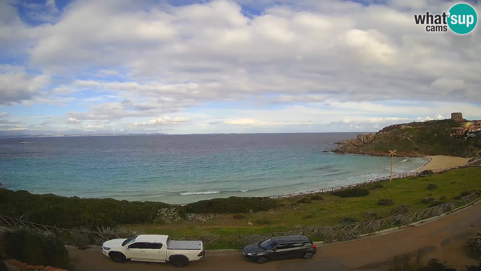 Webcam Rena Bianca beach – Spiaggia Rena Bianca – Santa Teresa Gallura – Sardinia