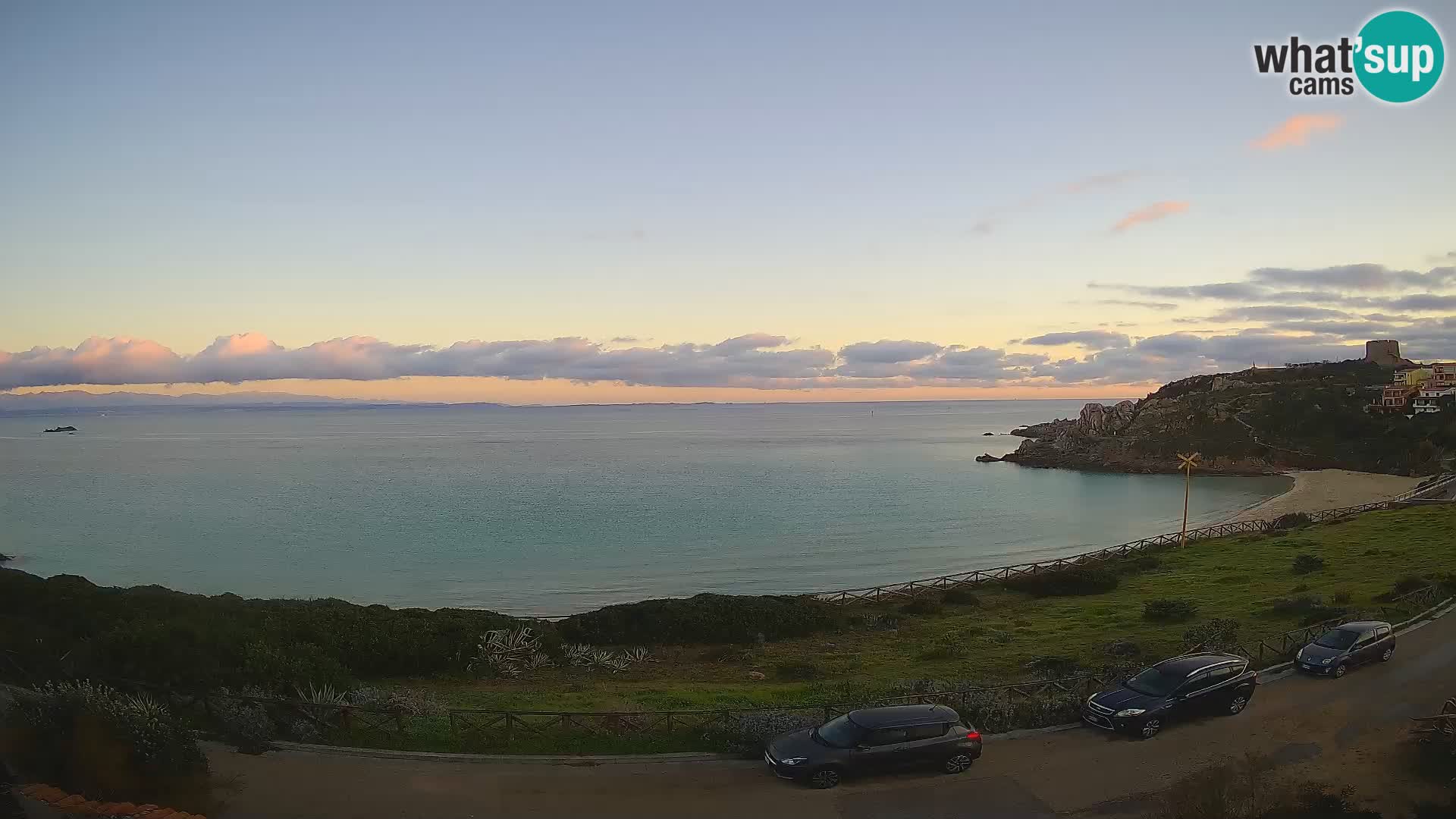 Webcam Rena Bianca beach – Spiaggia Rena Bianca – Santa Teresa Gallura – Sardinia