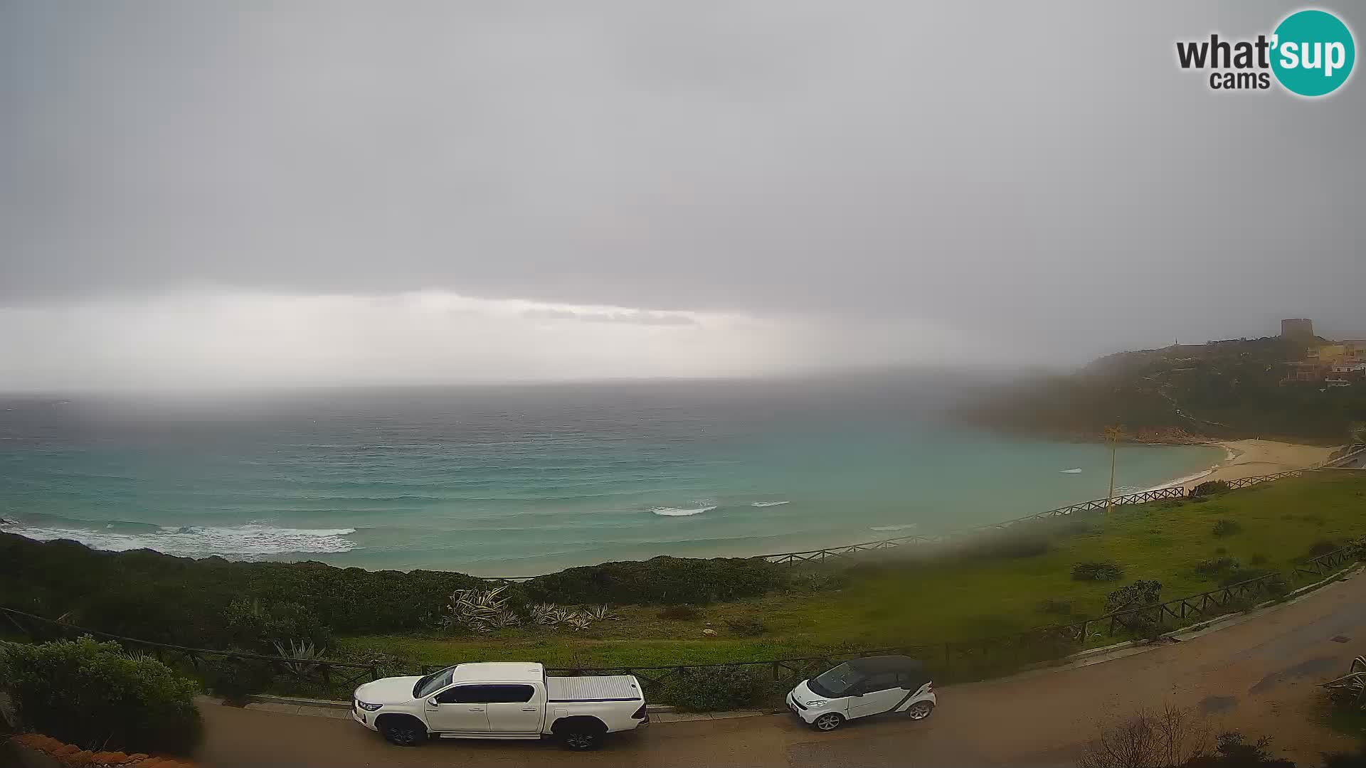 Spletna kamera plaža Rena Bianca – Santa Teresa Gallura – Sardinija