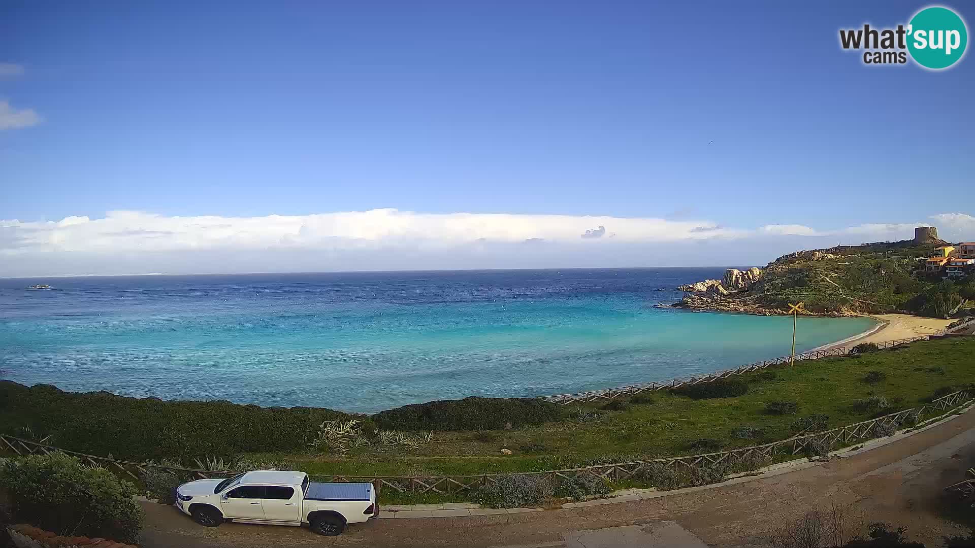 Spletna kamera plaža Rena Bianca – Santa Teresa Gallura – Sardinija