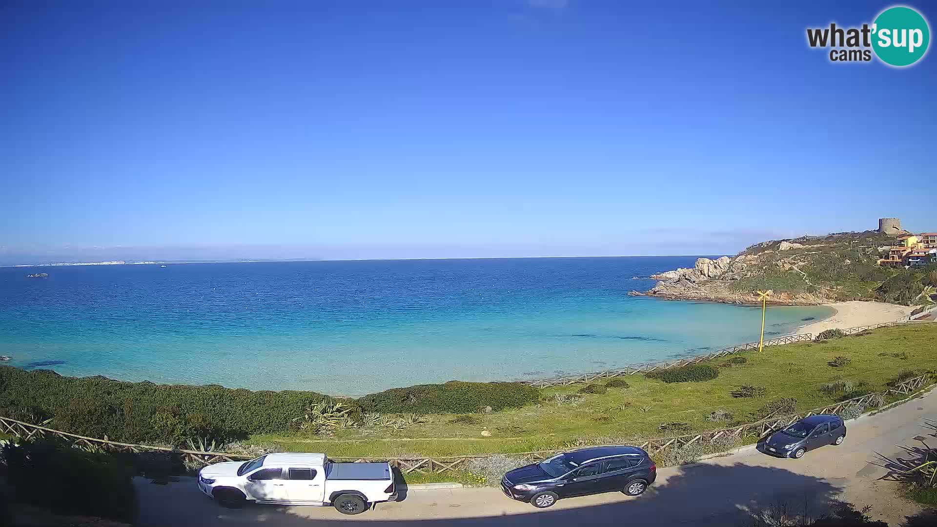 Webcam de la plage Rena Bianca – Santa Teresa Gallura – Sardaigne