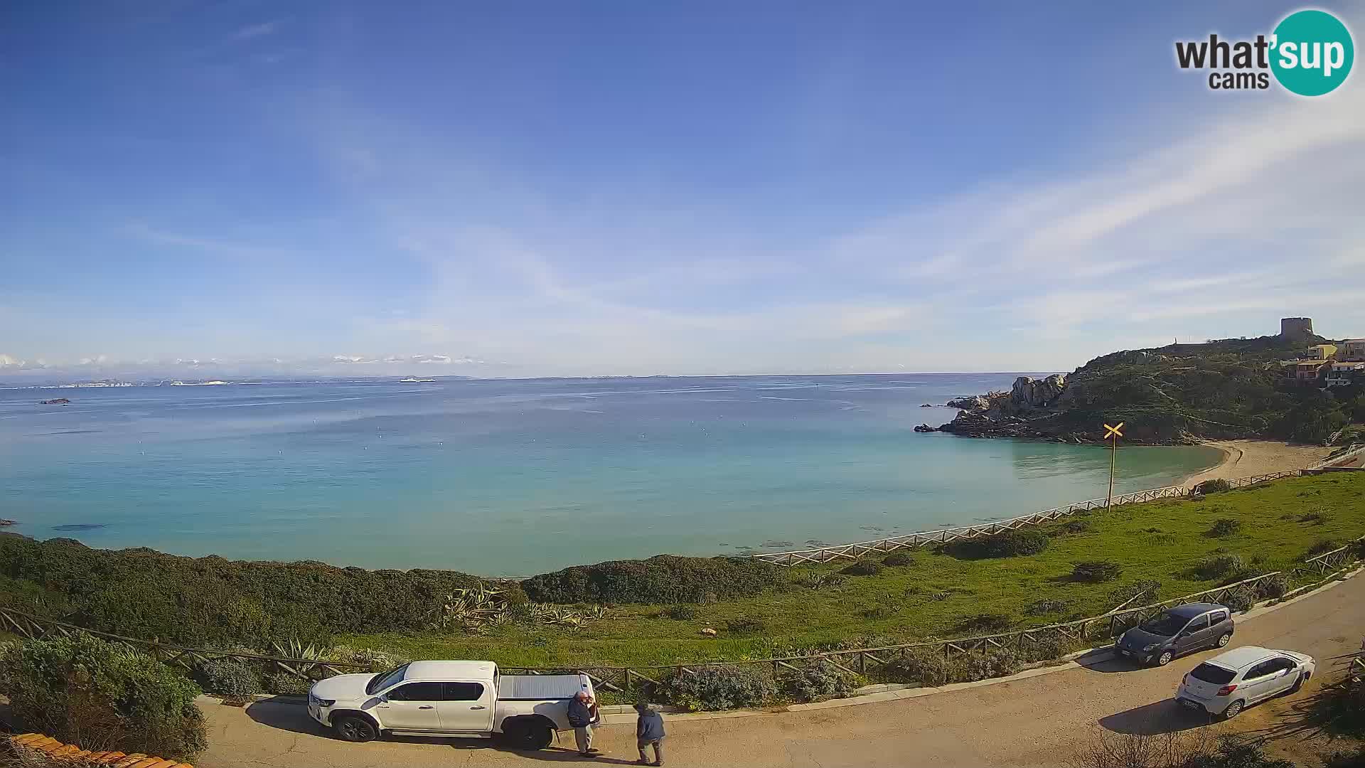 Webcam Rena Bianca beach – Spiaggia Rena Bianca – Santa Teresa Gallura – Sardinia