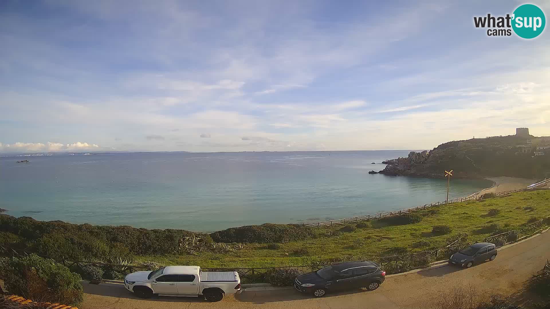 Web kamera plaže Rena Bianca – Santa Teresa Gallura – Sardinija