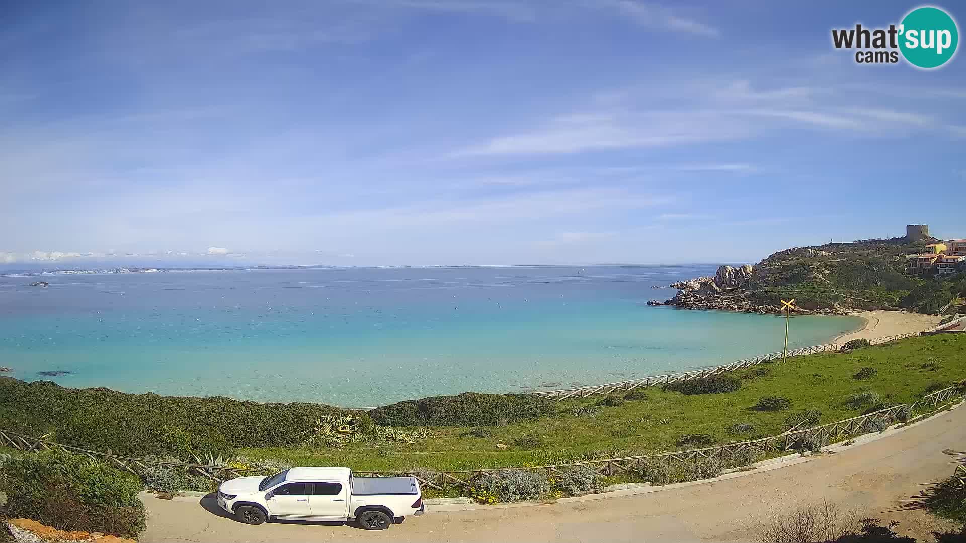 Webcam de la plage Rena Bianca – Santa Teresa Gallura – Sardaigne