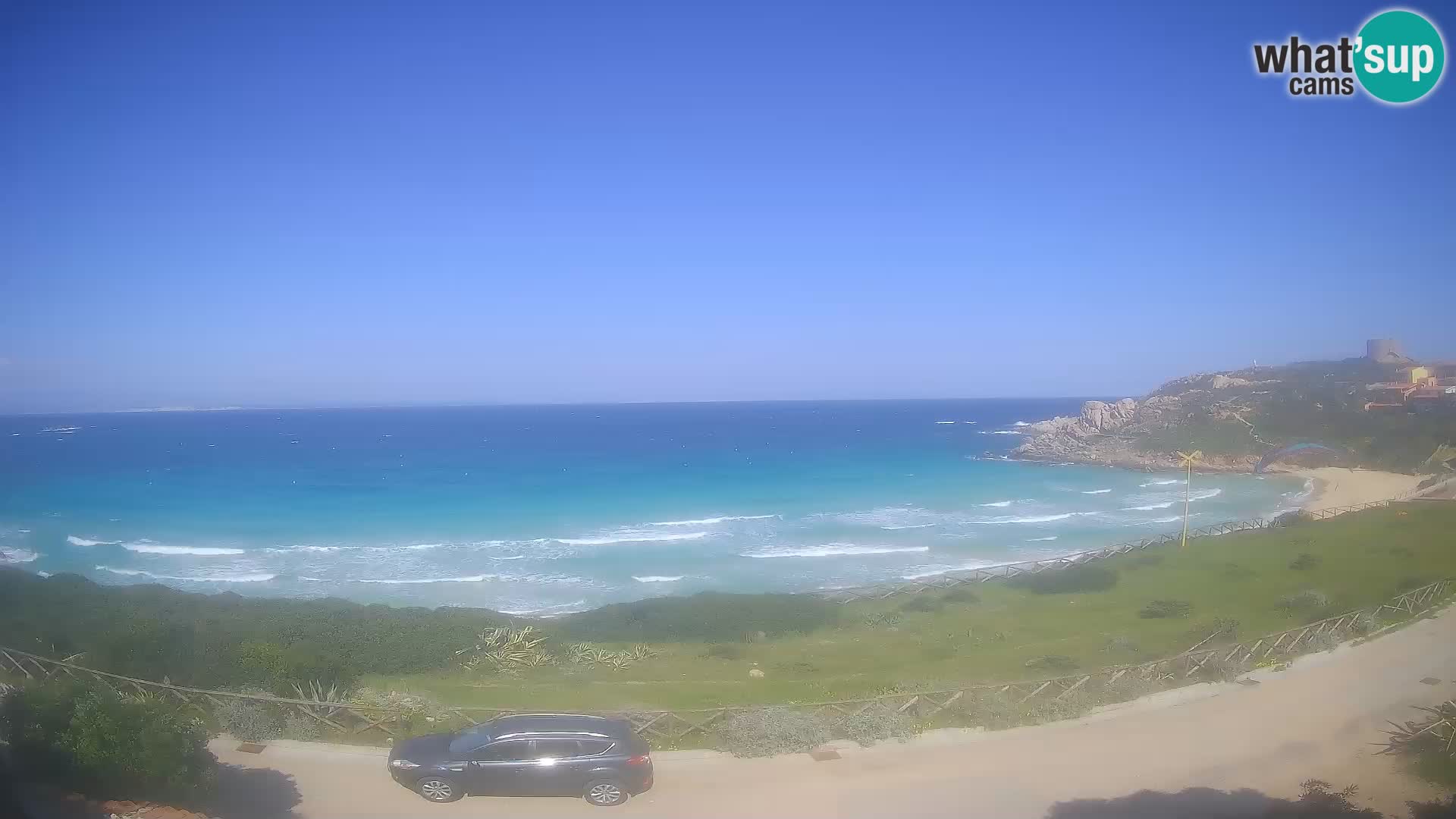 Spletna kamera plaža Rena Bianca – Santa Teresa Gallura – Sardinija