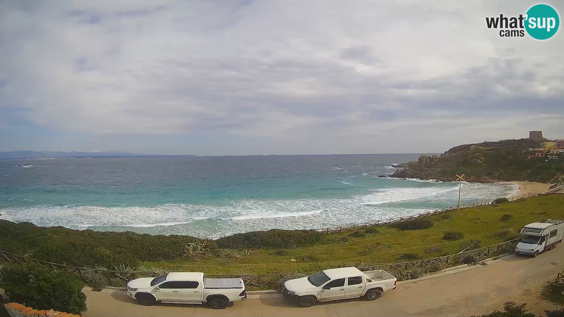 Webcam Rena Bianca beach – Spiaggia Rena Bianca – Santa Teresa Gallura – Sardinia