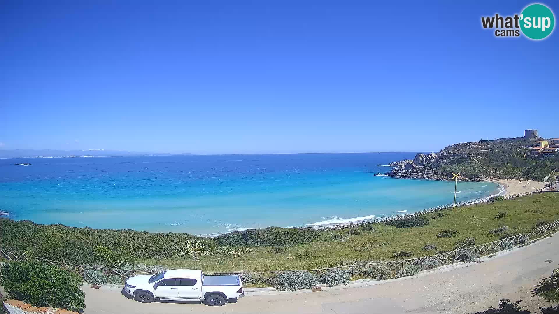 Web kamera plaže Rena Bianca – Santa Teresa Gallura – Sardinija
