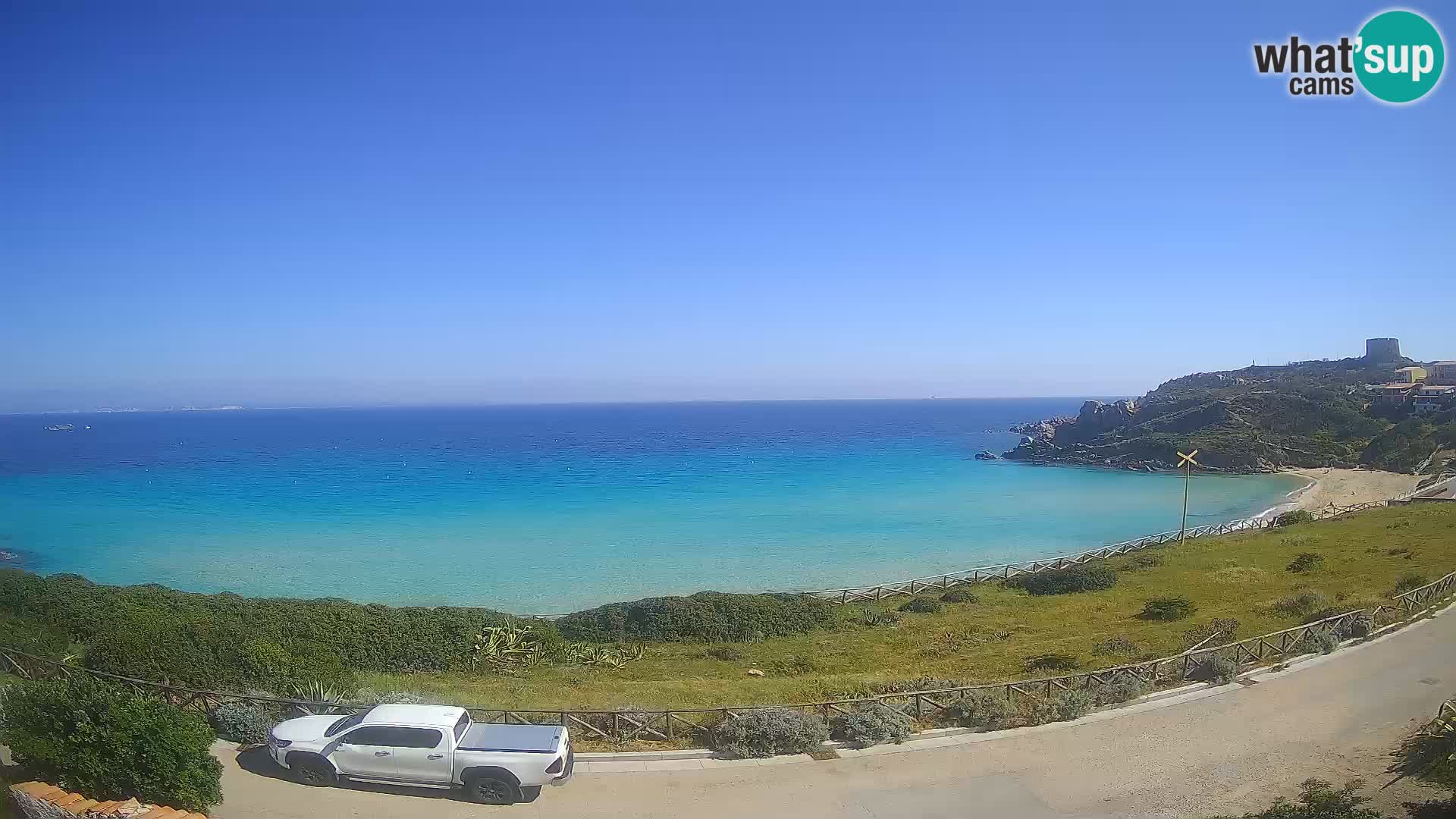 Webcam de la plage Rena Bianca – Santa Teresa Gallura – Sardaigne