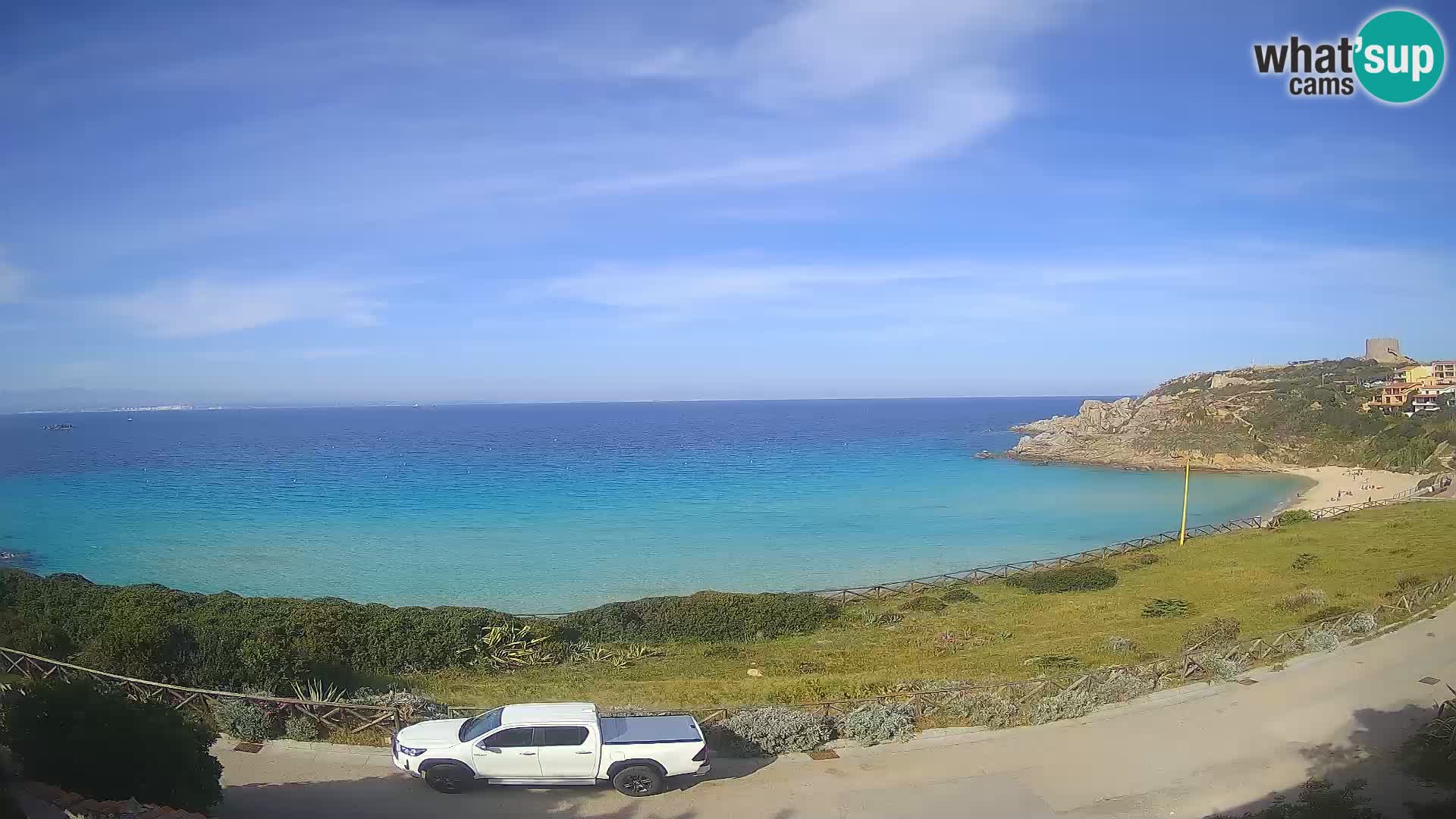 Webcam de la plage Rena Bianca – Santa Teresa Gallura – Sardaigne