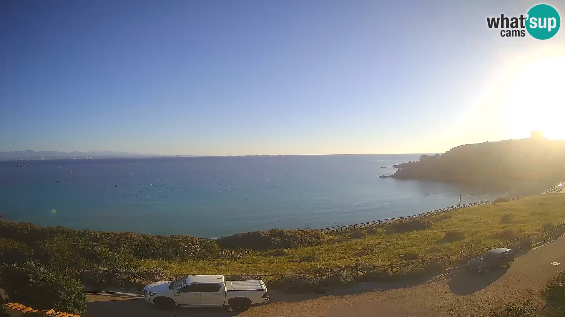 Web kamera plaže Rena Bianca – Santa Teresa Gallura – Sardinija