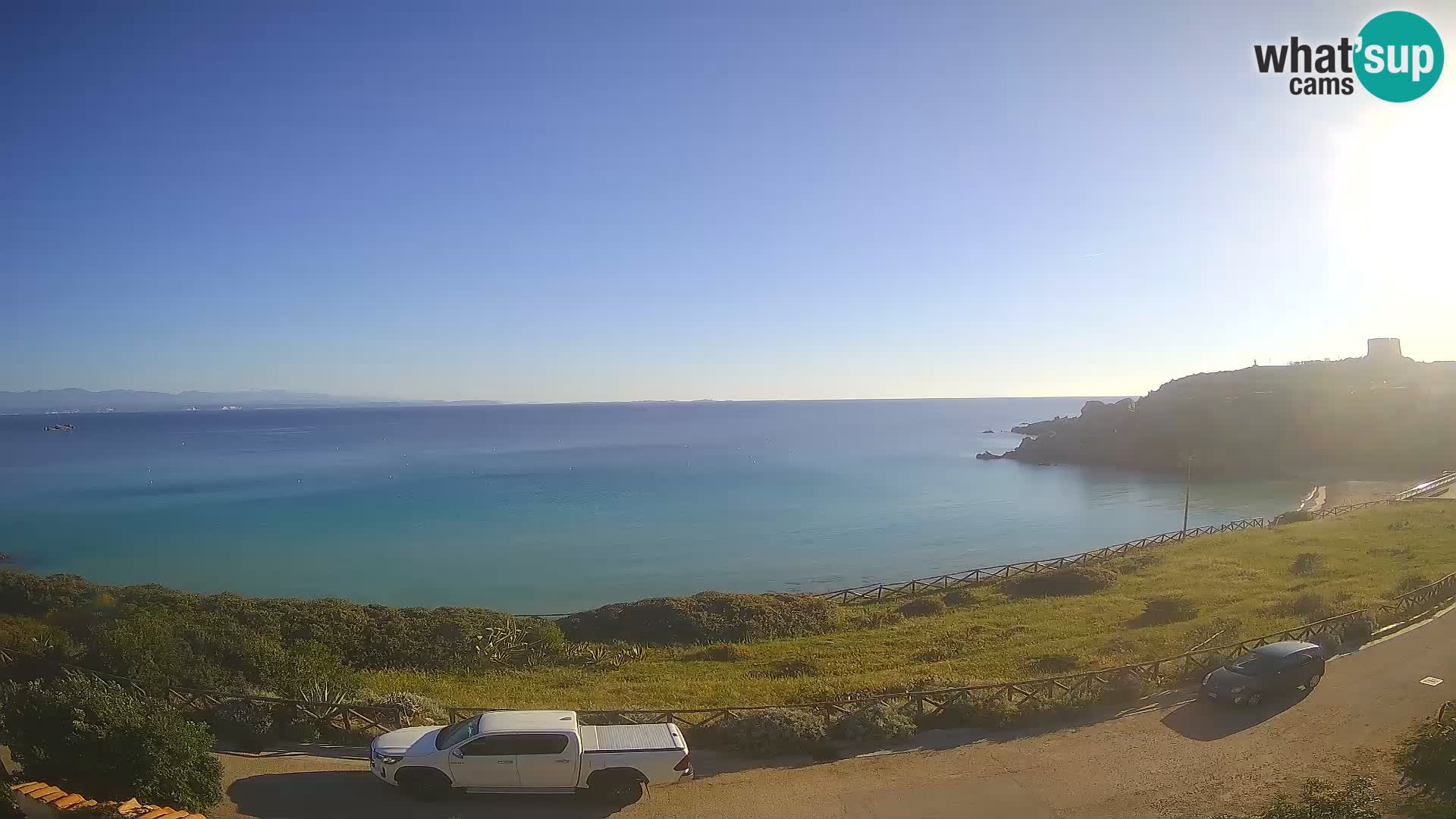 Web kamera plaže Rena Bianca – Santa Teresa Gallura – Sardinija