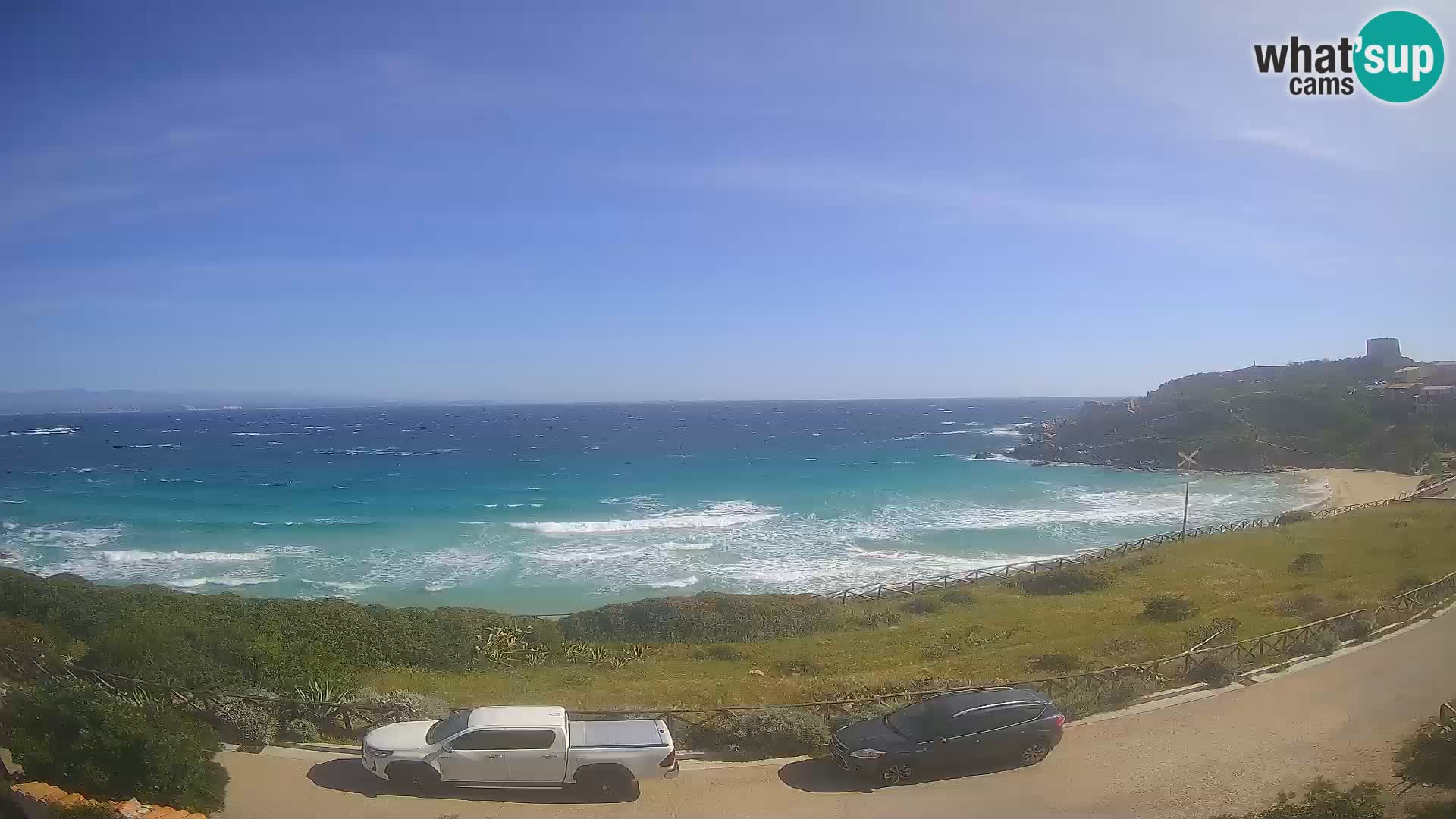 Webcam Rena Bianca beach – Spiaggia Rena Bianca – Santa Teresa Gallura – Sardinia