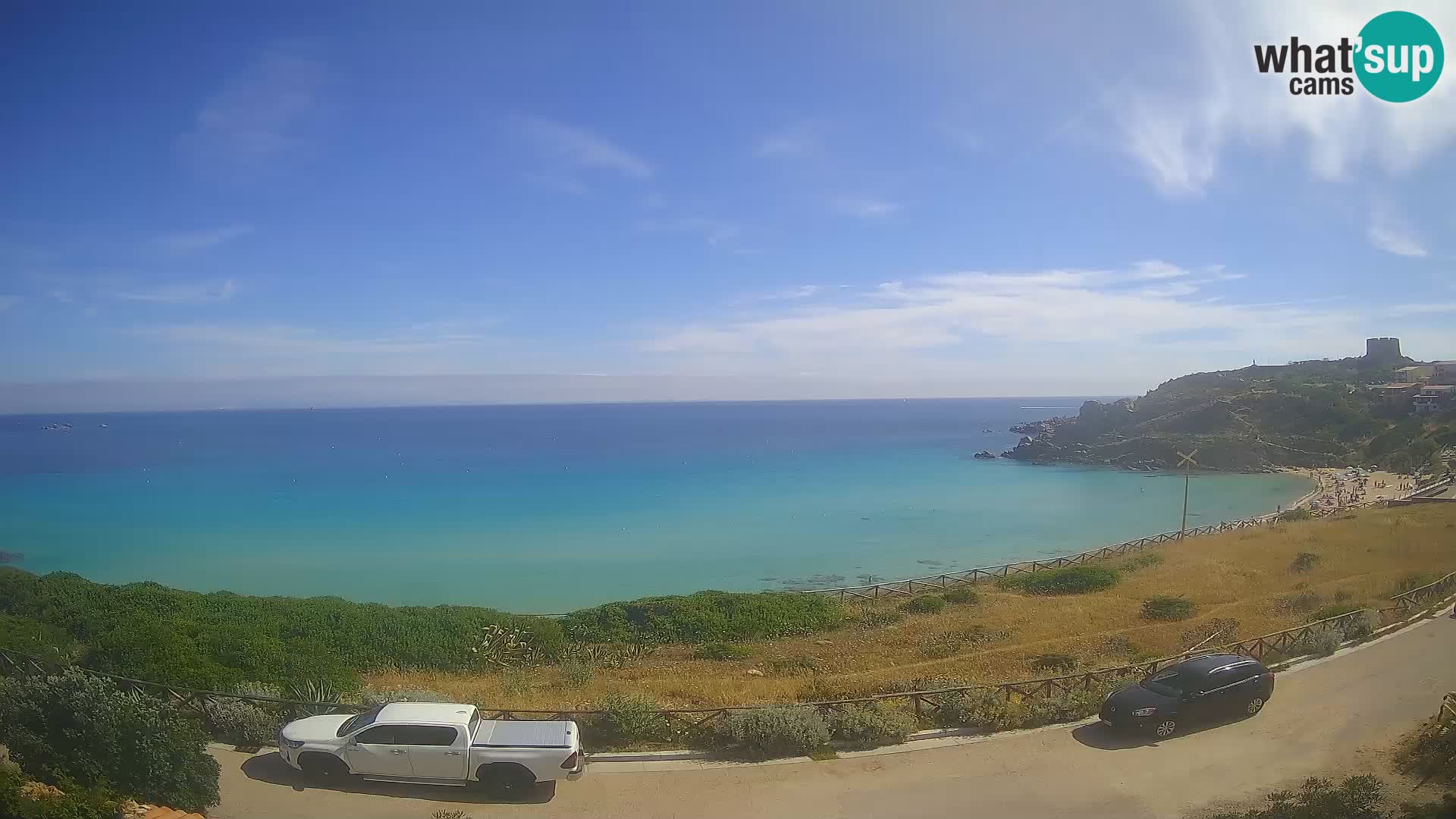 Spletna kamera plaža Rena Bianca – Santa Teresa Gallura – Sardinija