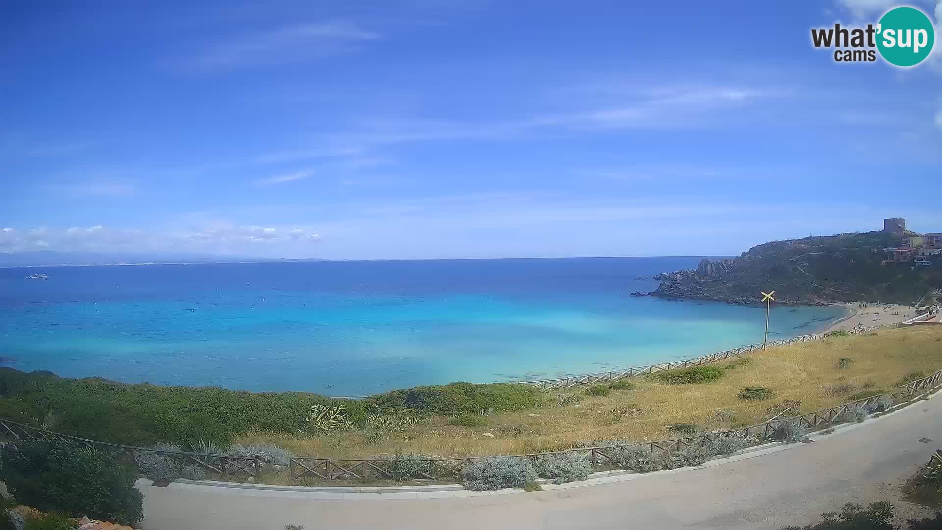 Spletna kamera plaža Rena Bianca – Santa Teresa Gallura – Sardinija