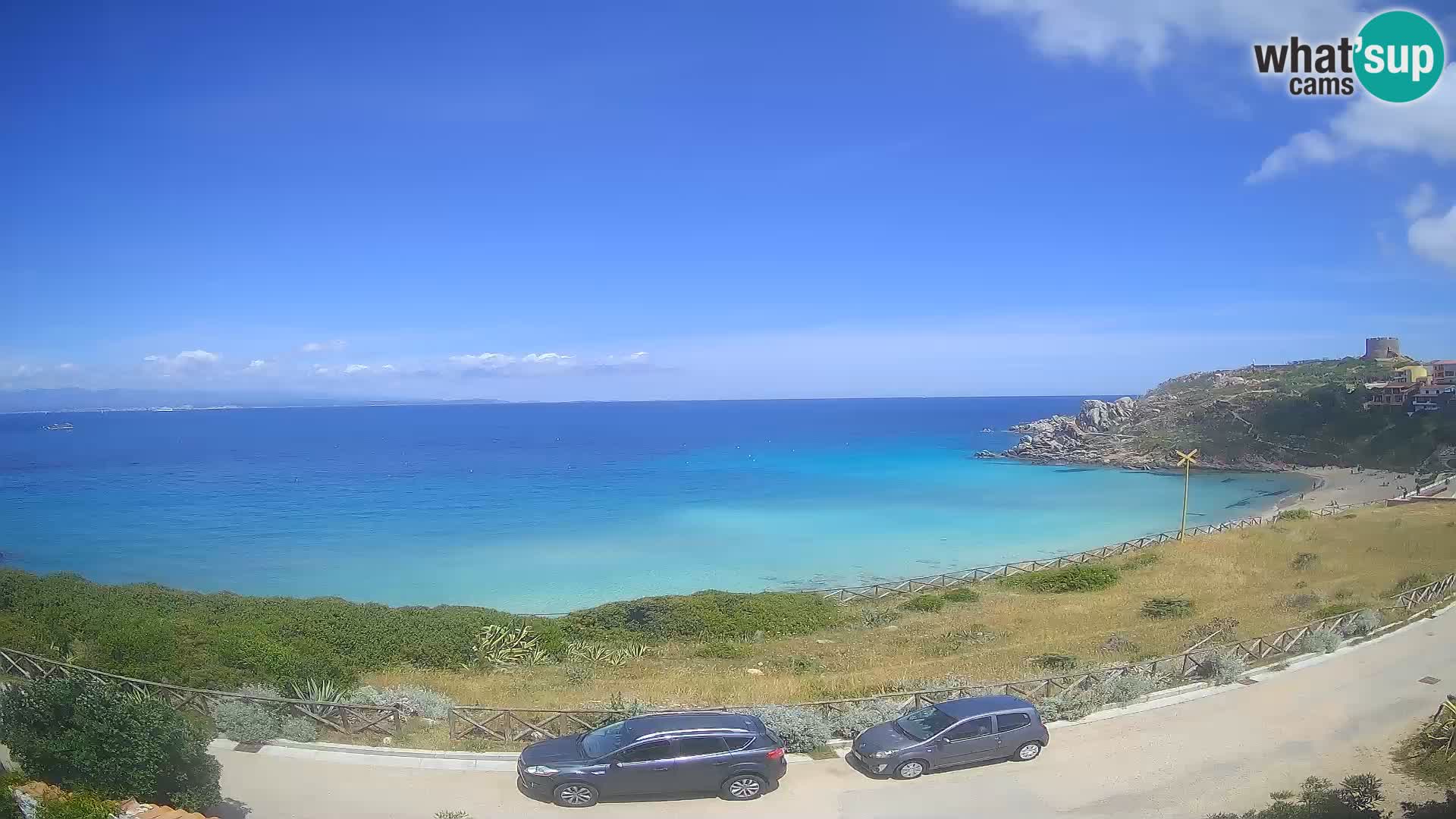 Web kamera plaže Rena Bianca – Santa Teresa Gallura – Sardinija