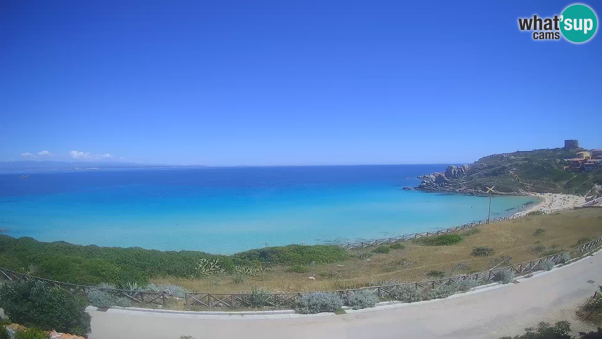 Webcam de la plage Rena Bianca – Santa Teresa Gallura – Sardaigne