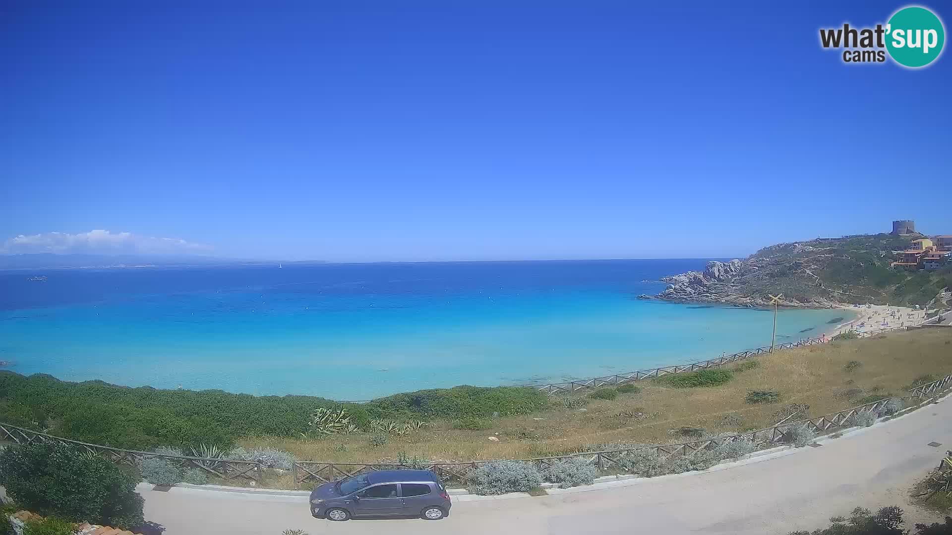 Web kamera plaže Rena Bianca – Santa Teresa Gallura – Sardinija