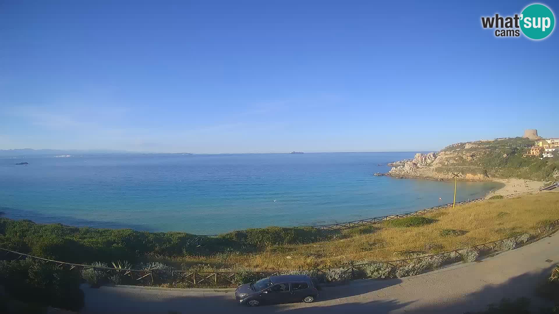 Webcam Rena Bianca beach – Spiaggia Rena Bianca – Santa Teresa Gallura – Sardinia