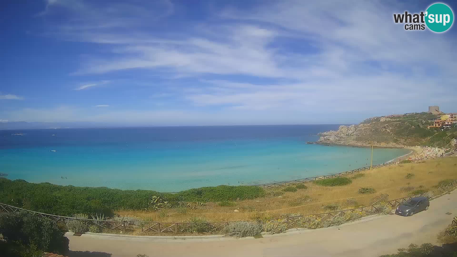 Web kamera plaže Rena Bianca – Santa Teresa Gallura – Sardinija