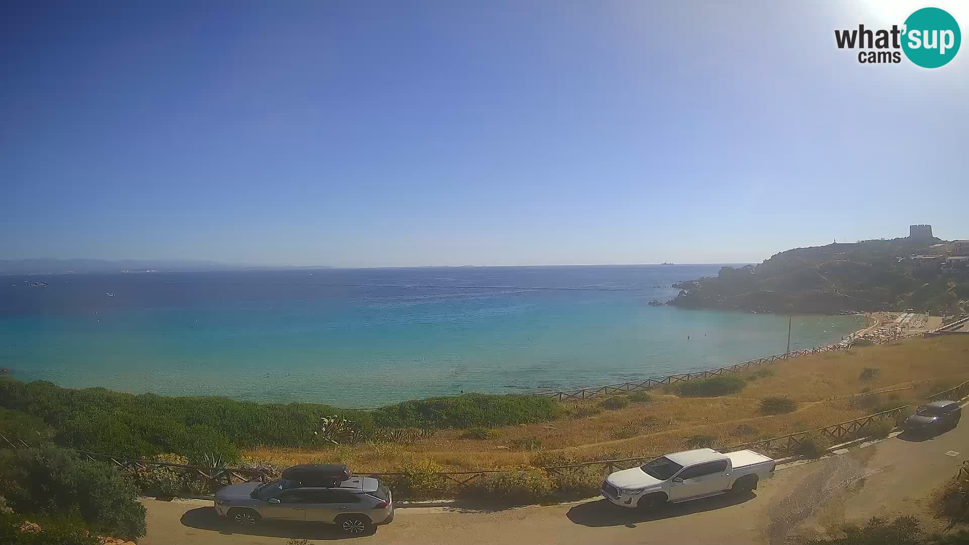Webcam de la plage Rena Bianca – Santa Teresa Gallura – Sardaigne