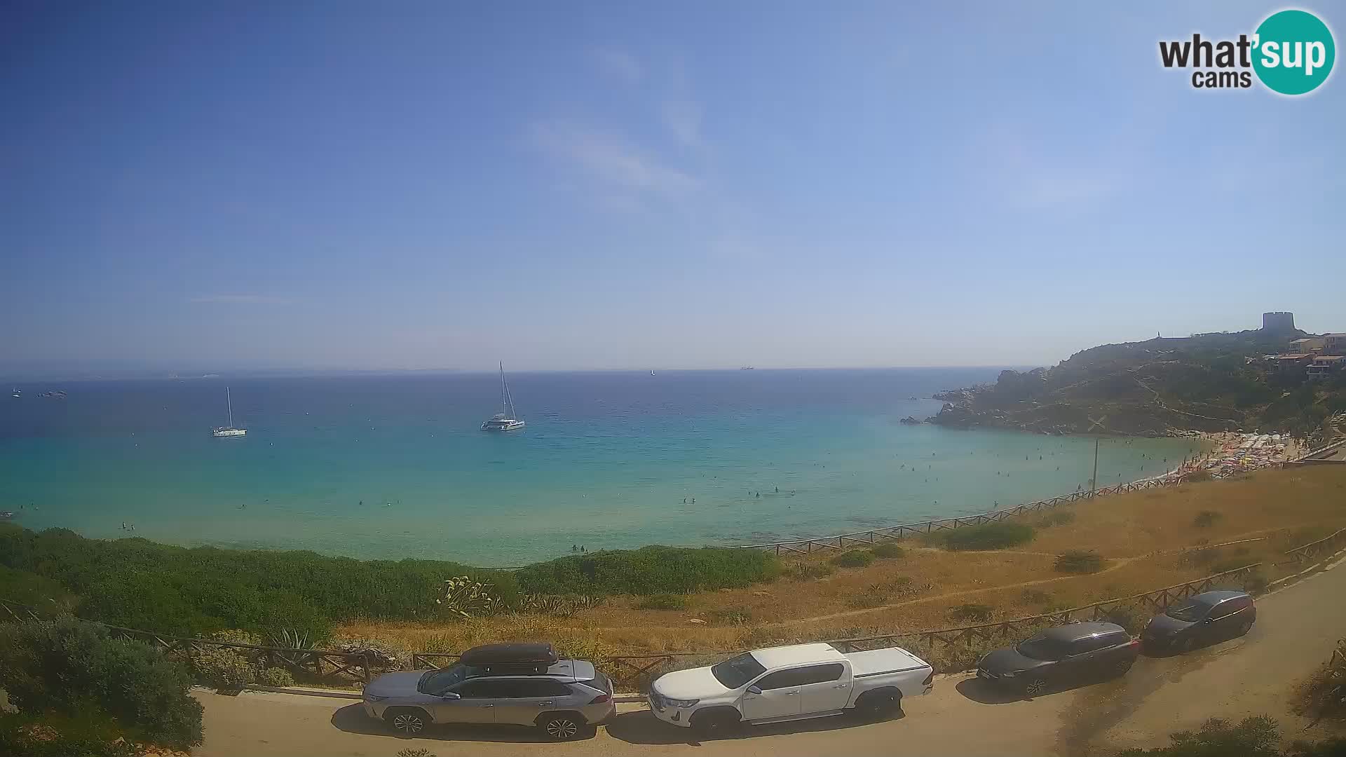Webcam Rena Bianca beach – Spiaggia Rena Bianca – Santa Teresa Gallura – Sardinia