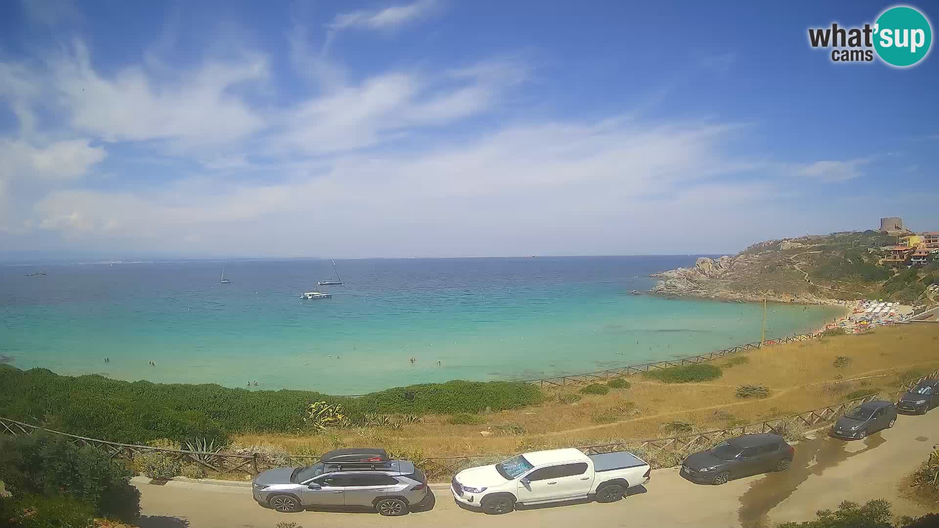 Cámara web playa Rena Bianca – Santa Teresa Gallura – Cerdeña