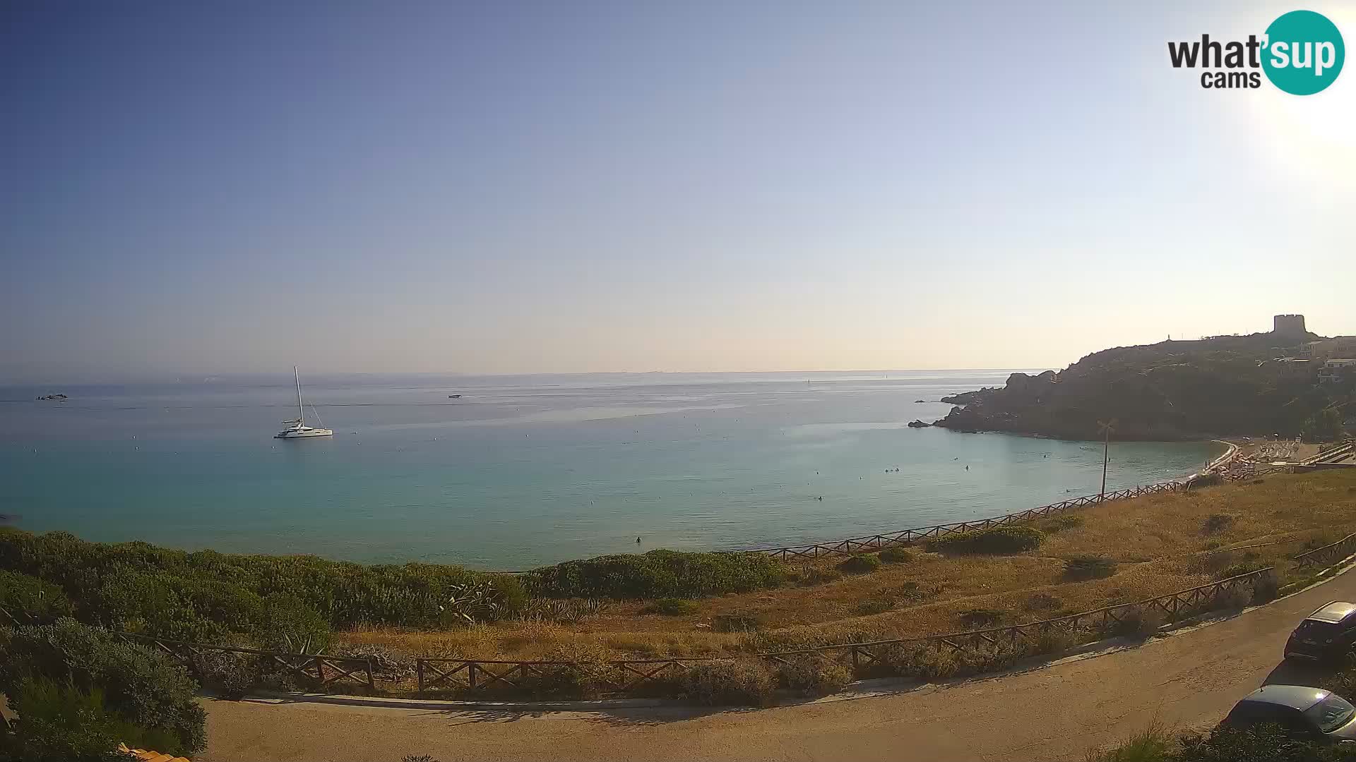 Web kamera plaže Rena Bianca – Santa Teresa Gallura – Sardinija