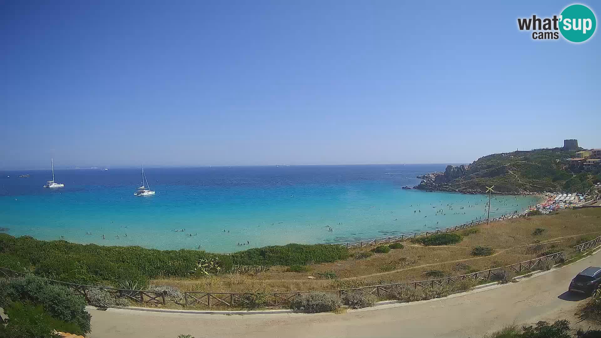 Webcam de la plage Rena Bianca – Santa Teresa Gallura – Sardaigne