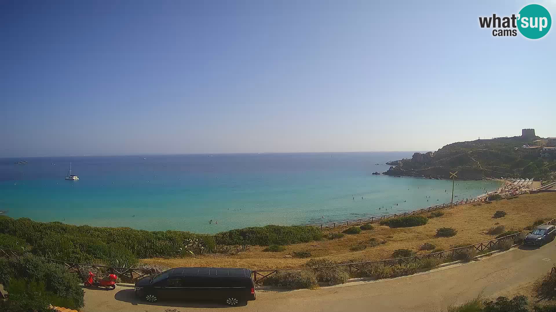 Webcam Rena Bianca beach – Spiaggia Rena Bianca – Santa Teresa Gallura – Sardinia