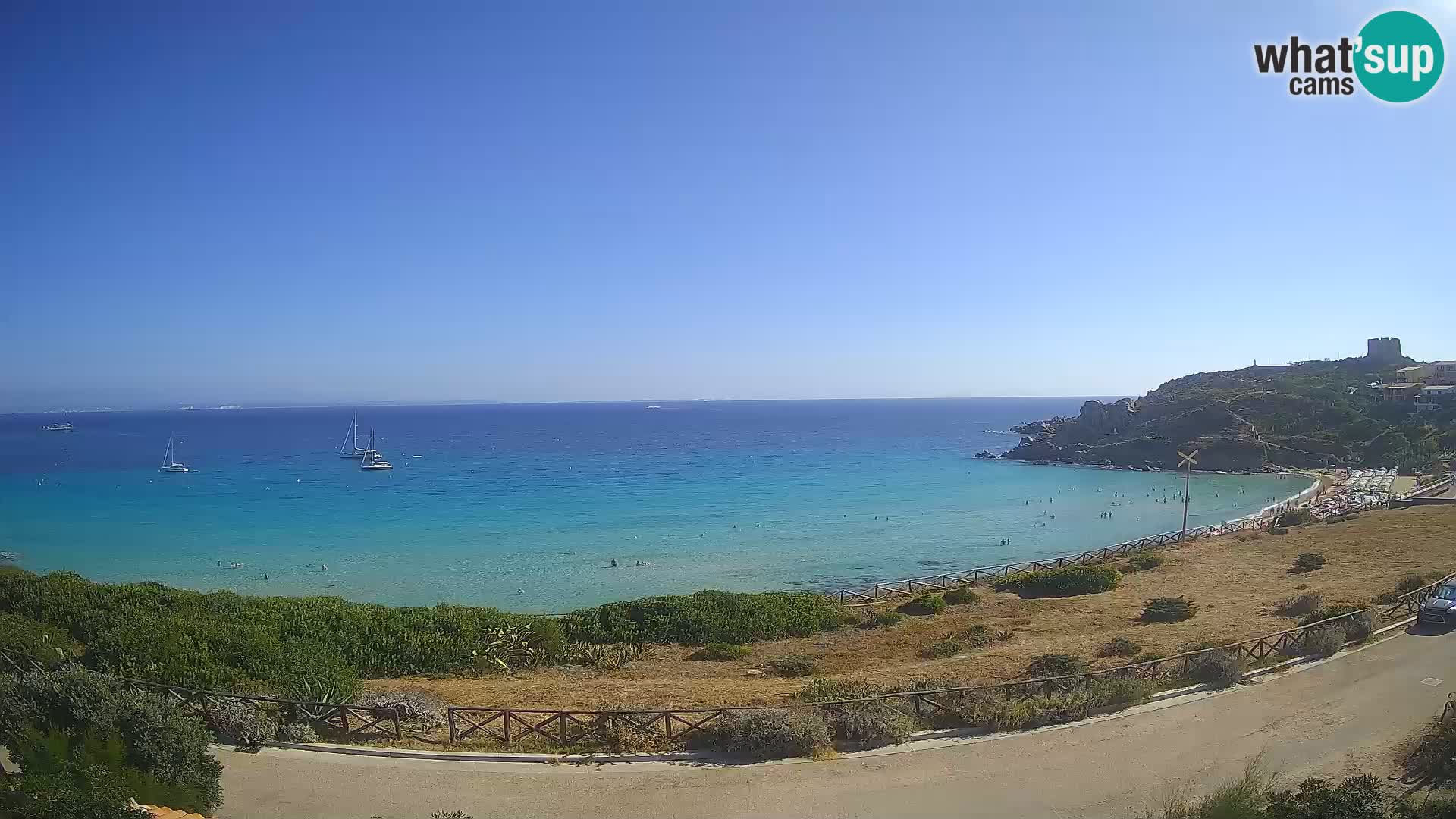 Webcam Spiaggia Rena Bianca – Santa Teresa Gallura – Sardegna