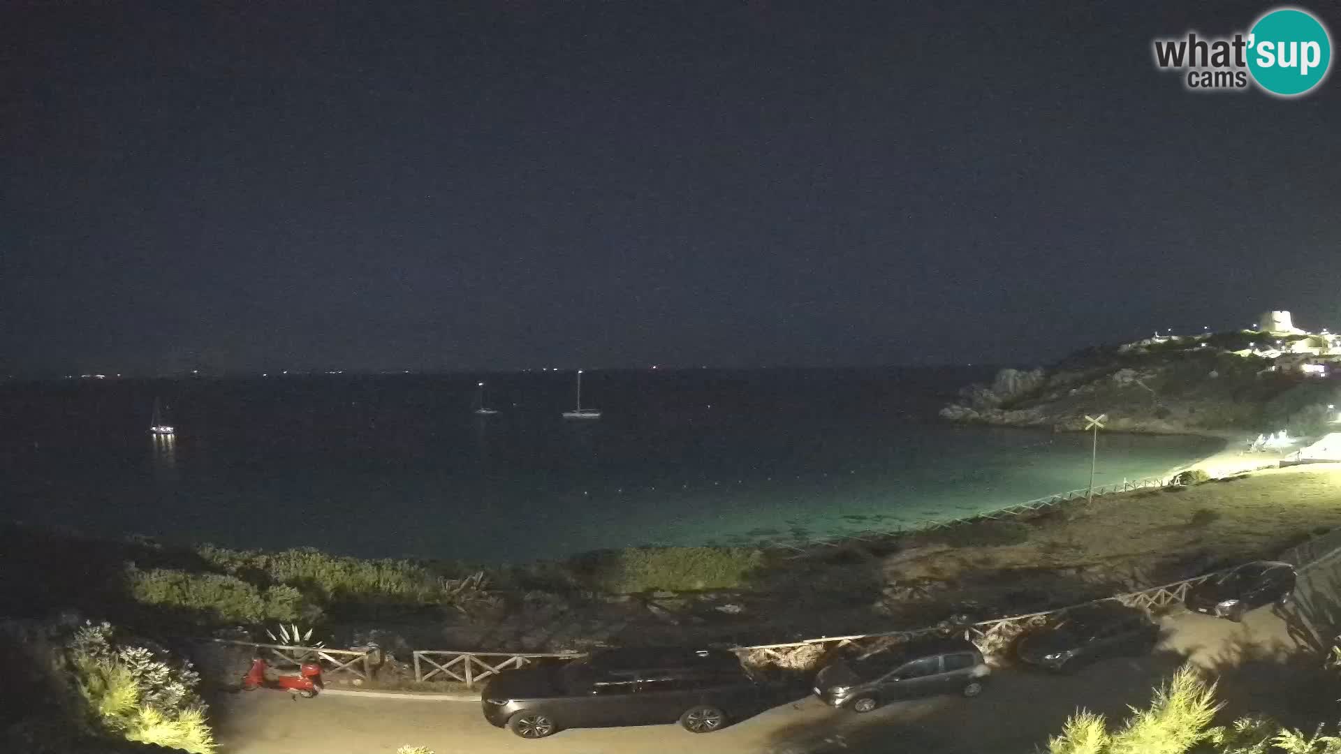 Spletna kamera plaža Rena Bianca – Santa Teresa Gallura – Sardinija