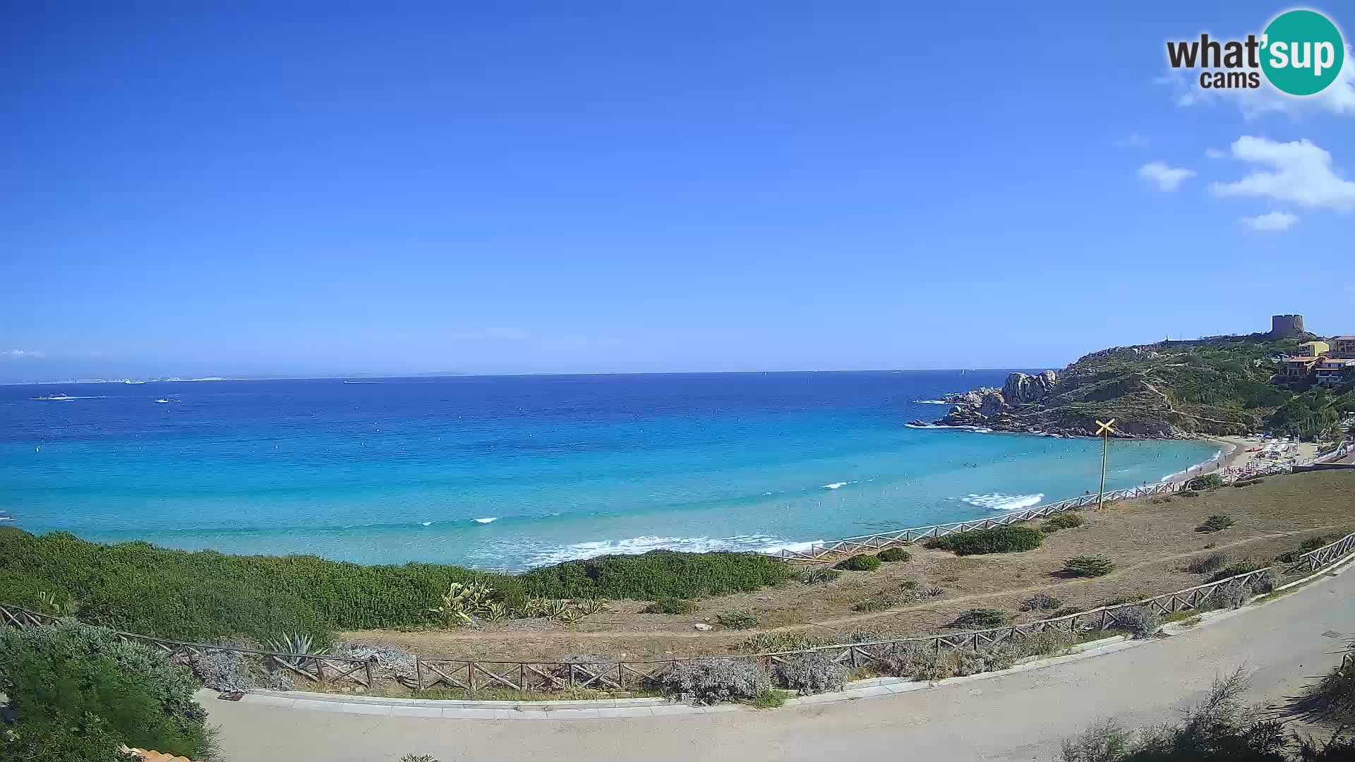 Webcam de la plage Rena Bianca – Santa Teresa Gallura – Sardaigne
