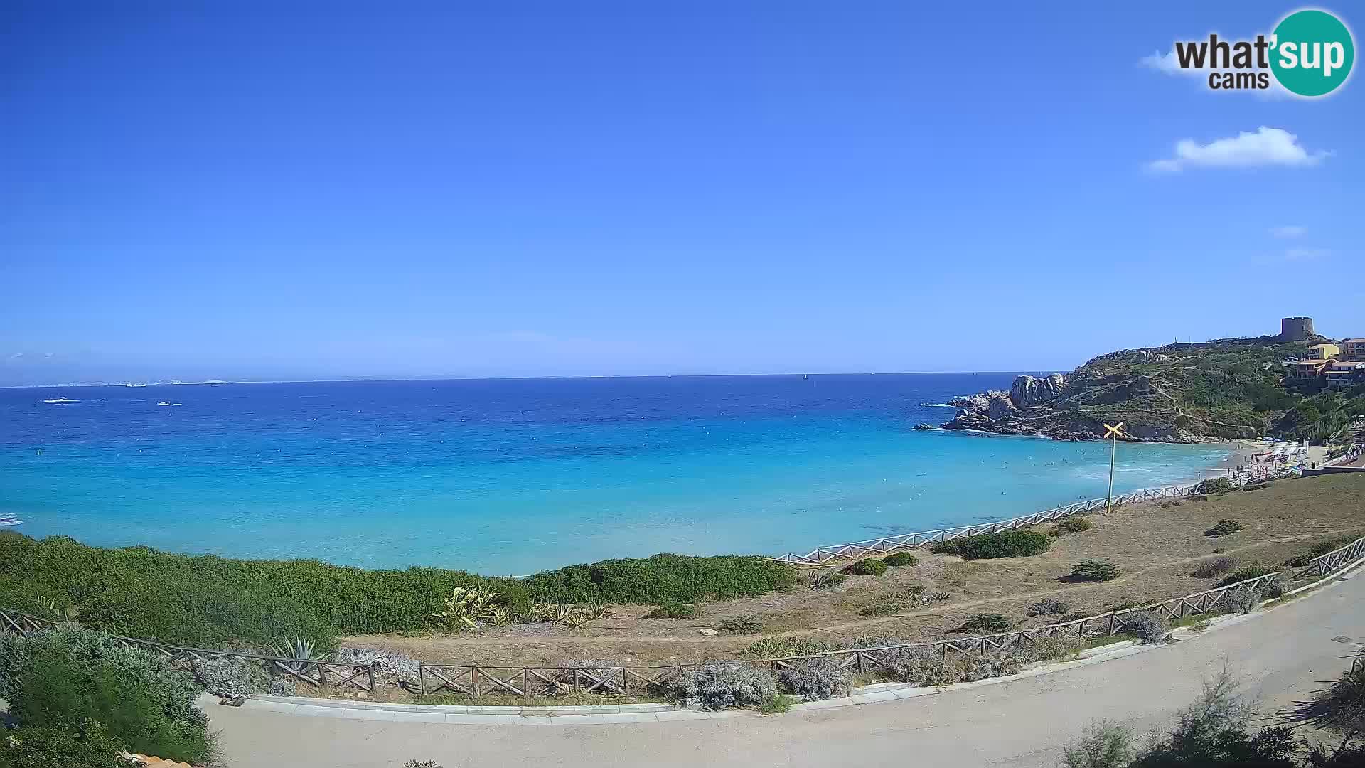 Cámara web playa Rena Bianca – Santa Teresa Gallura – Cerdeña